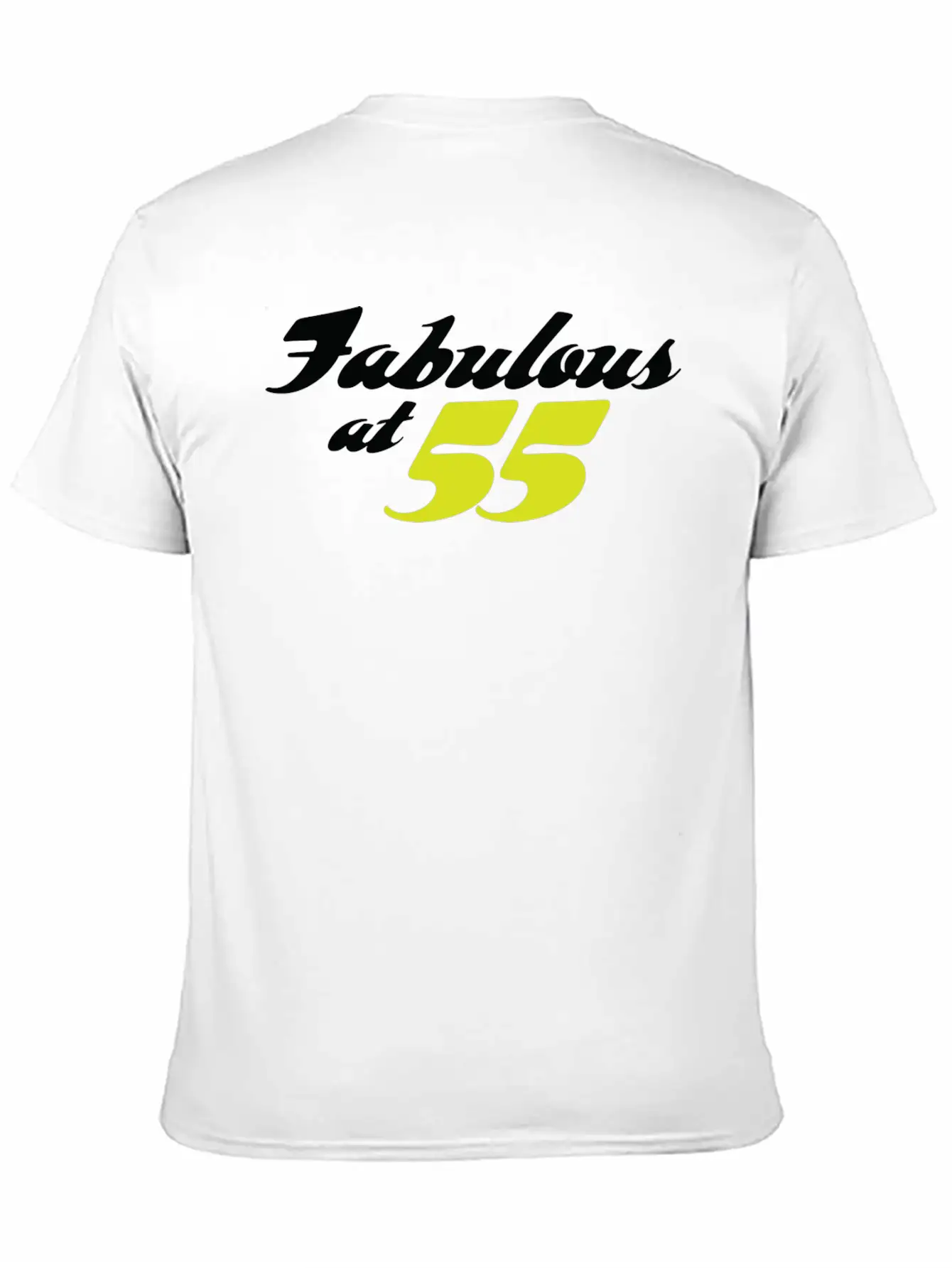 55 Years Old And Fabulous! Modern Fit Casual T-Shirt – Clean And Versatile Design