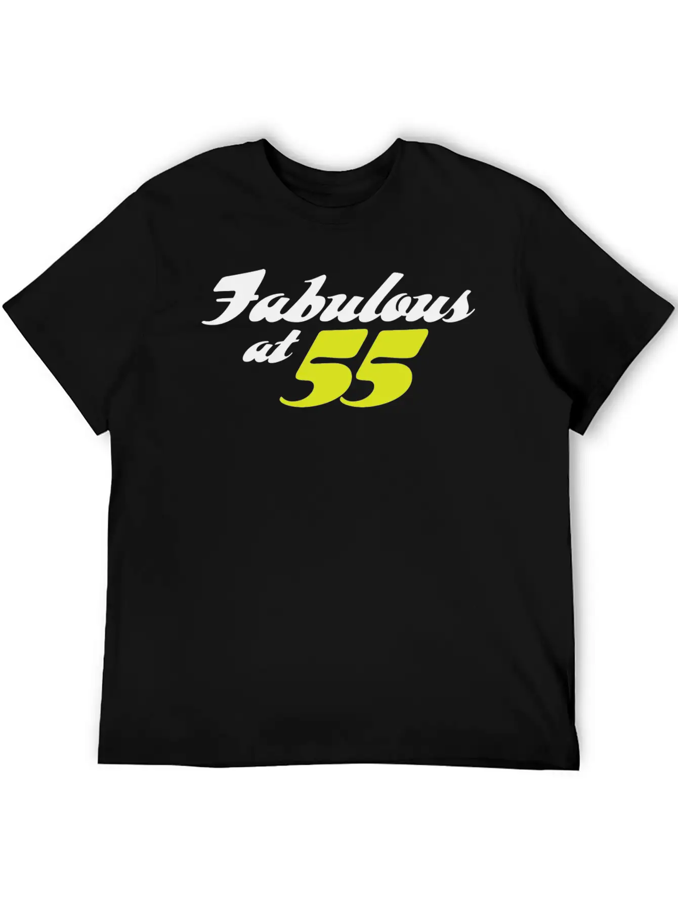 55 Years Old And Fabulous! Modern Fit Casual T-Shirt – Clean And Versatile Design