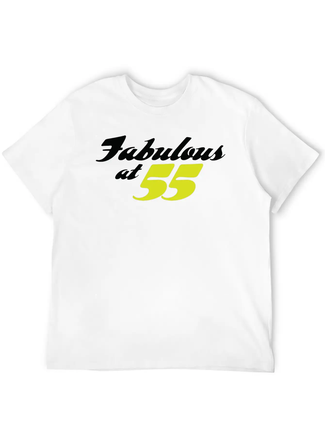 55 Years Old And Fabulous! Modern Fit Casual T-Shirt – Clean And Versatile Design