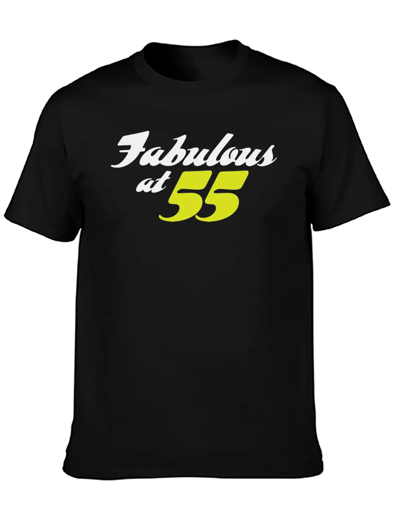 55 Years Old And Fabulous! Modern Fit Casual T-Shirt – Clean And Versatile Design