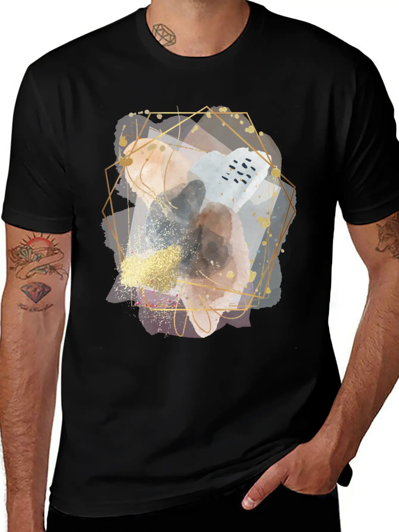 6th Collage Essential Cotton Tee For Daily Outfits – Unisex Style