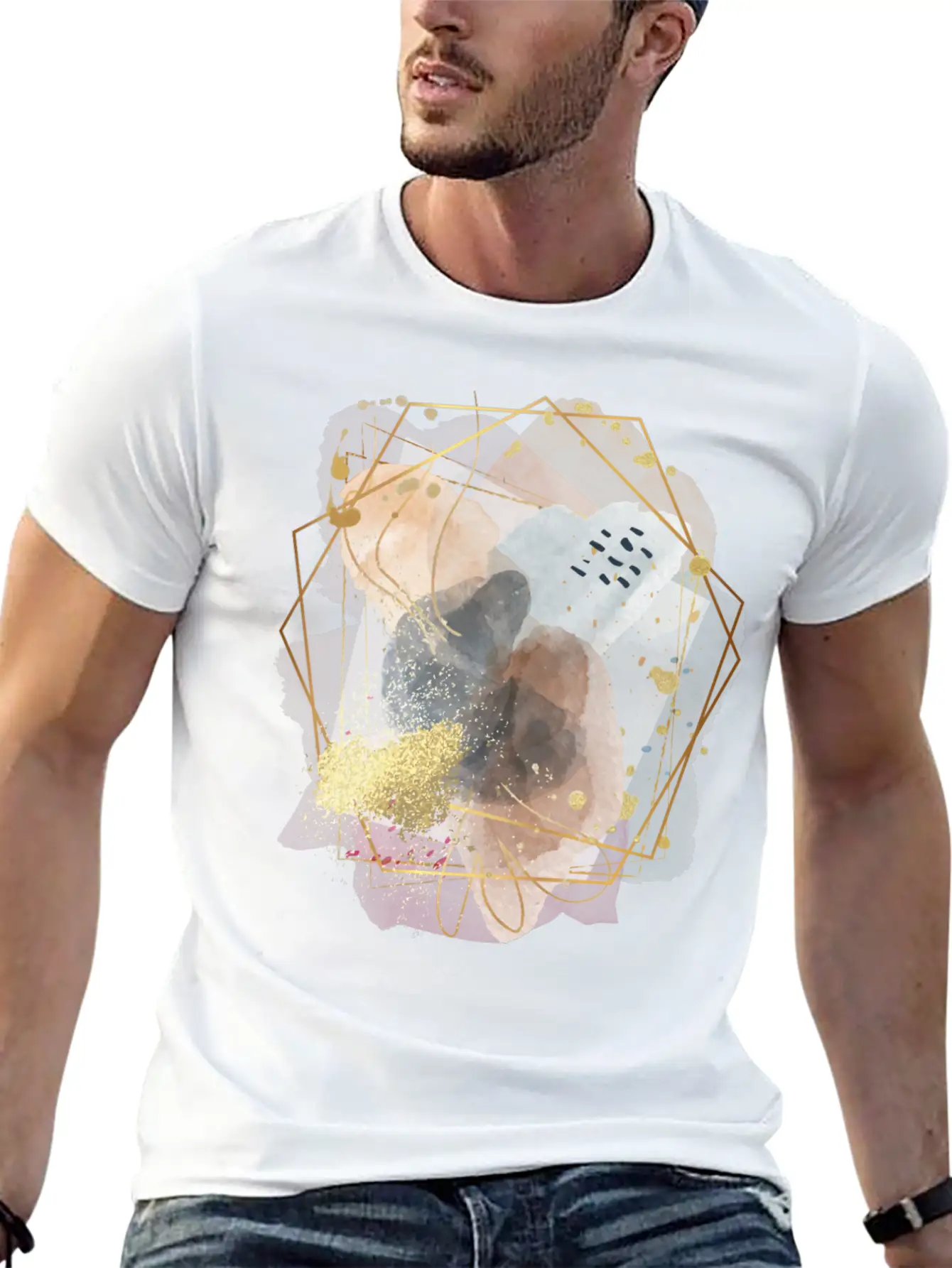 6th Collage Essential Cotton Tee For Daily Outfits – Unisex Style