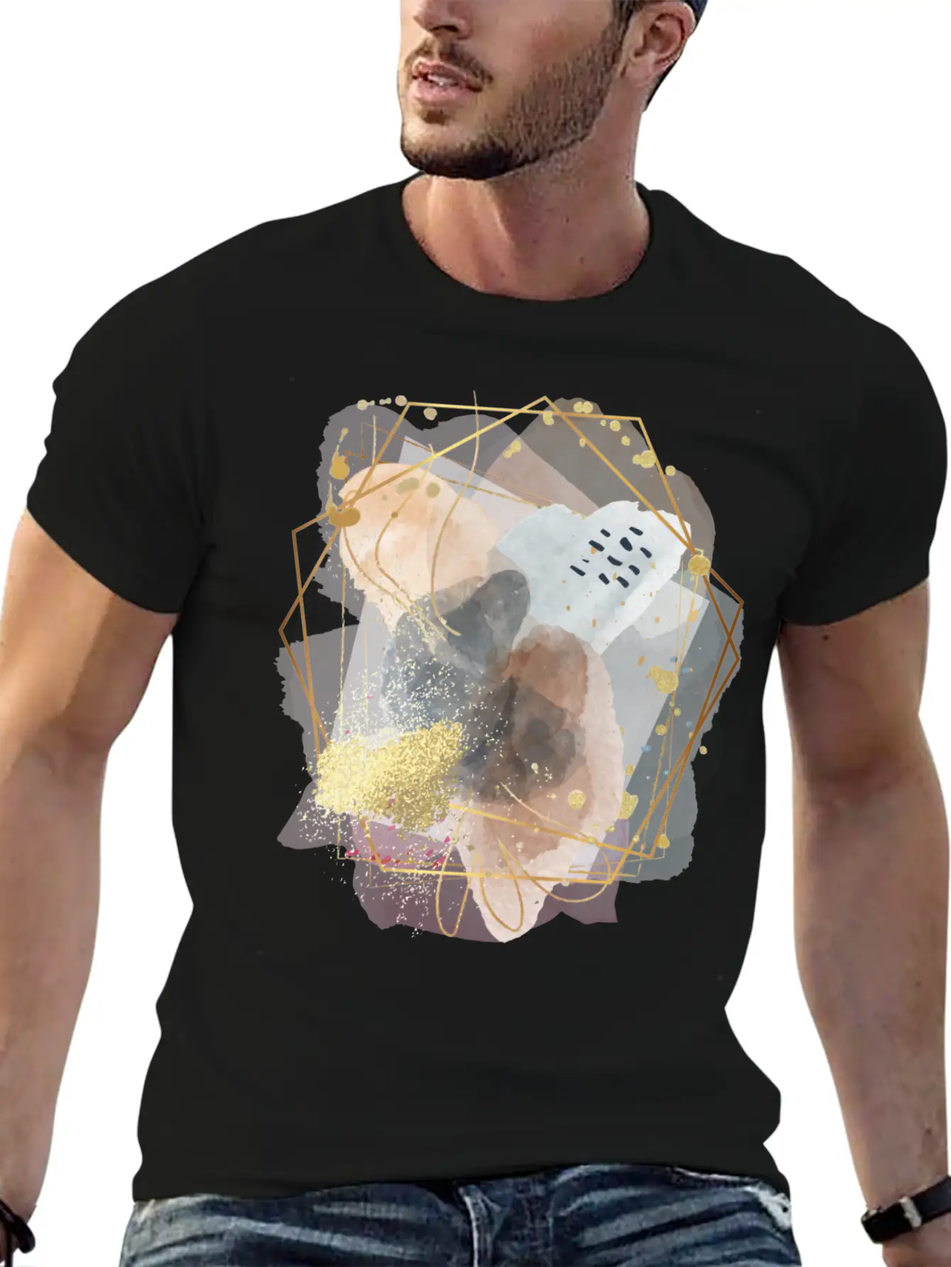 6th Collage Essential Cotton Tee For Daily Outfits – Unisex Style