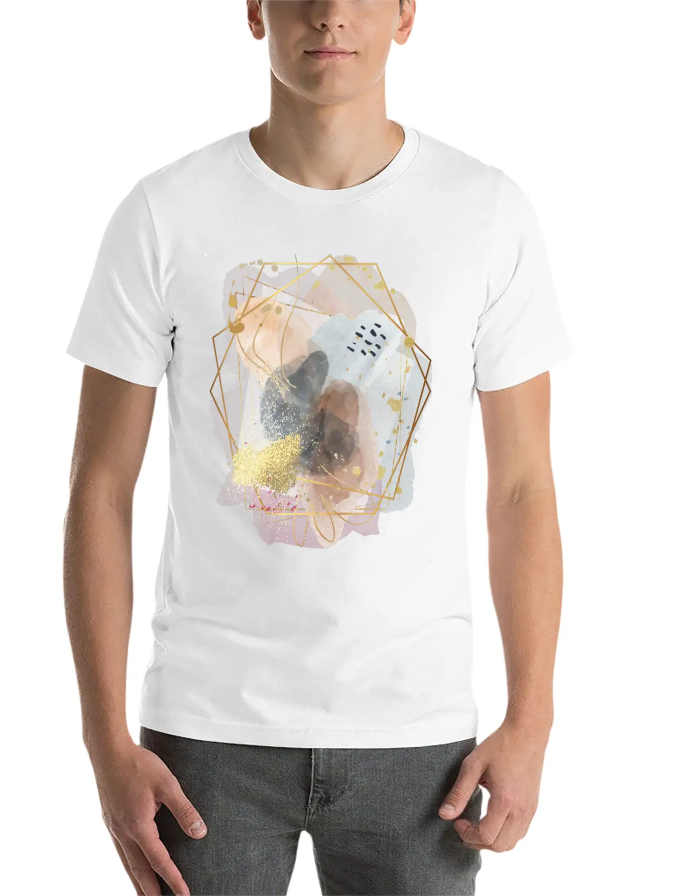 6th Collage Essential Cotton Tee For Daily Outfits – Unisex Style
