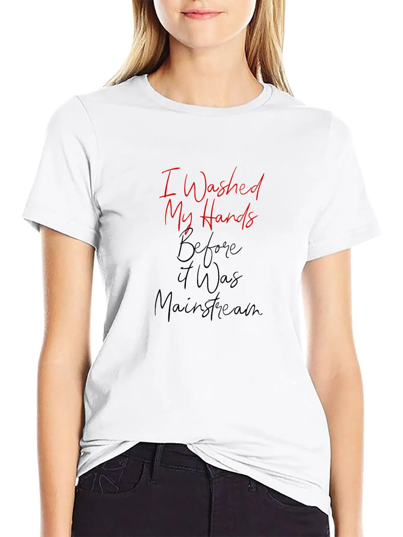 7 I Washed My Hands Before It Was Mainstream Essential Cotton Tee For Daily Outfits – Unisex Style