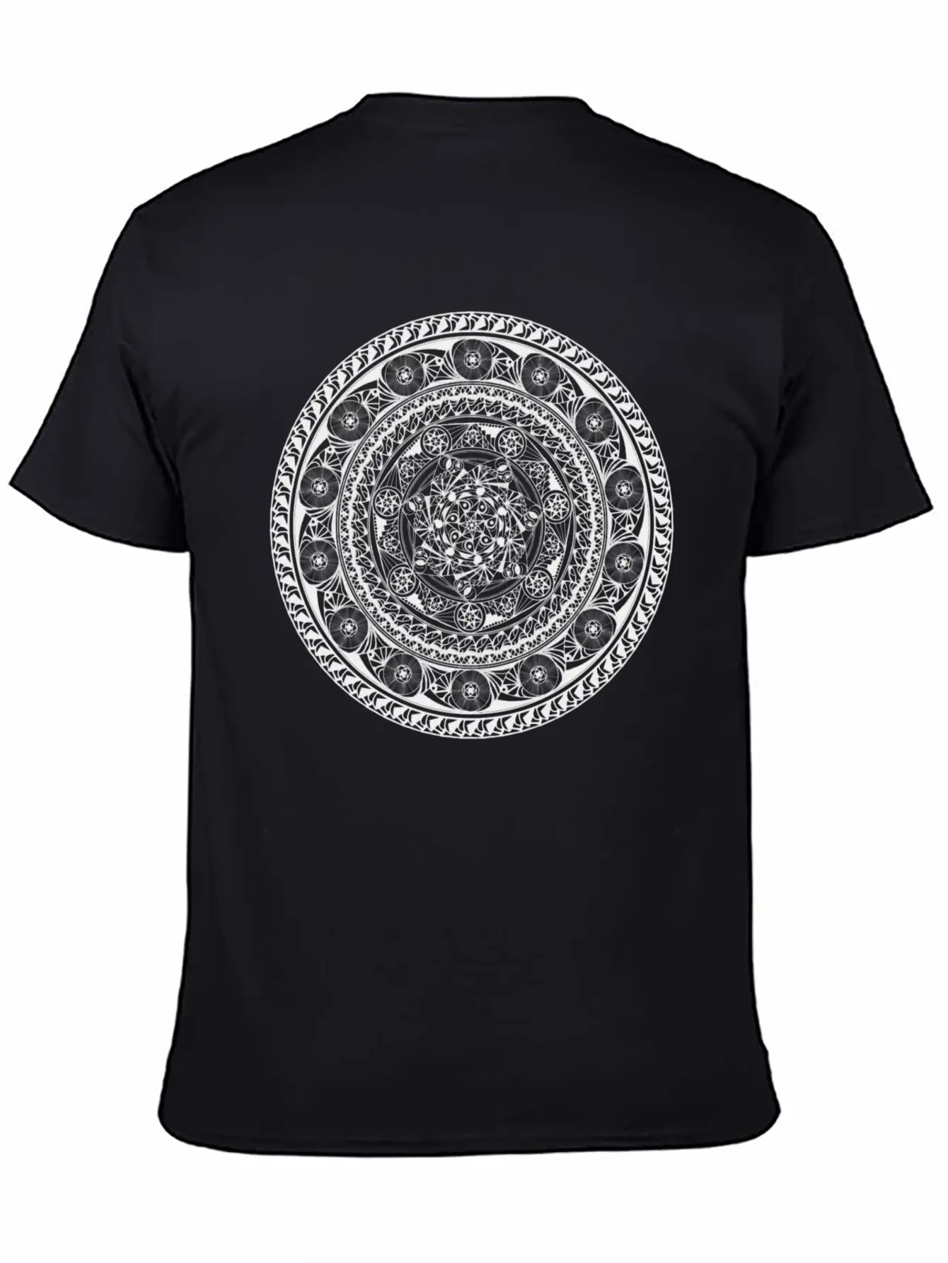 7 Star Mandala Timeless Short Sleeve Tee – Comfy And Minimalist Design