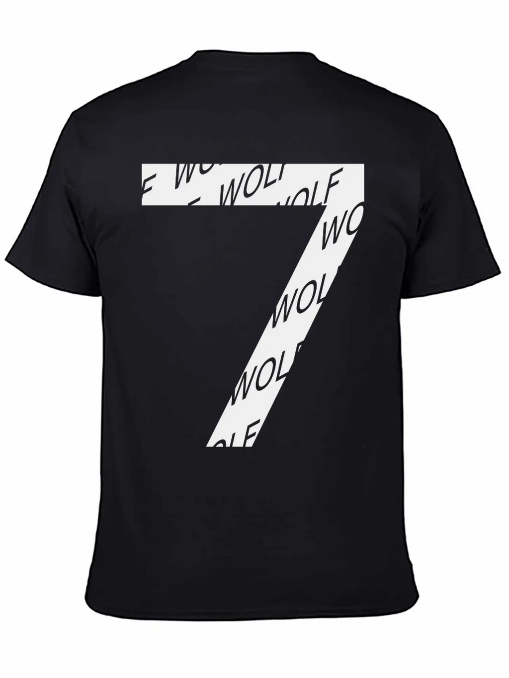 7 Wolf Number Soft Cotton Short Sleeve Tee – Unisex Wardrobe Staple