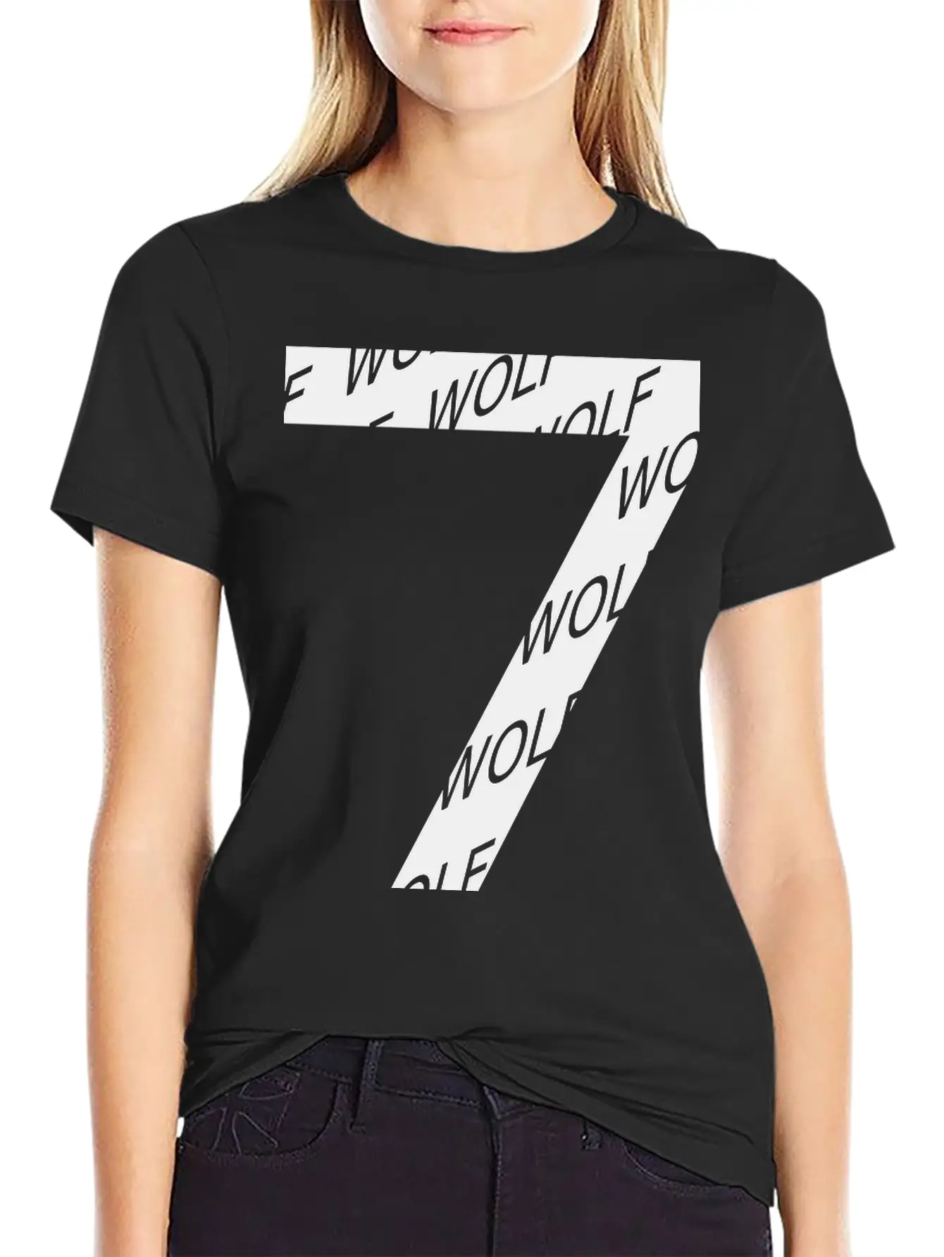 7 Wolf Number Soft Cotton Short Sleeve Tee – Unisex Wardrobe Staple