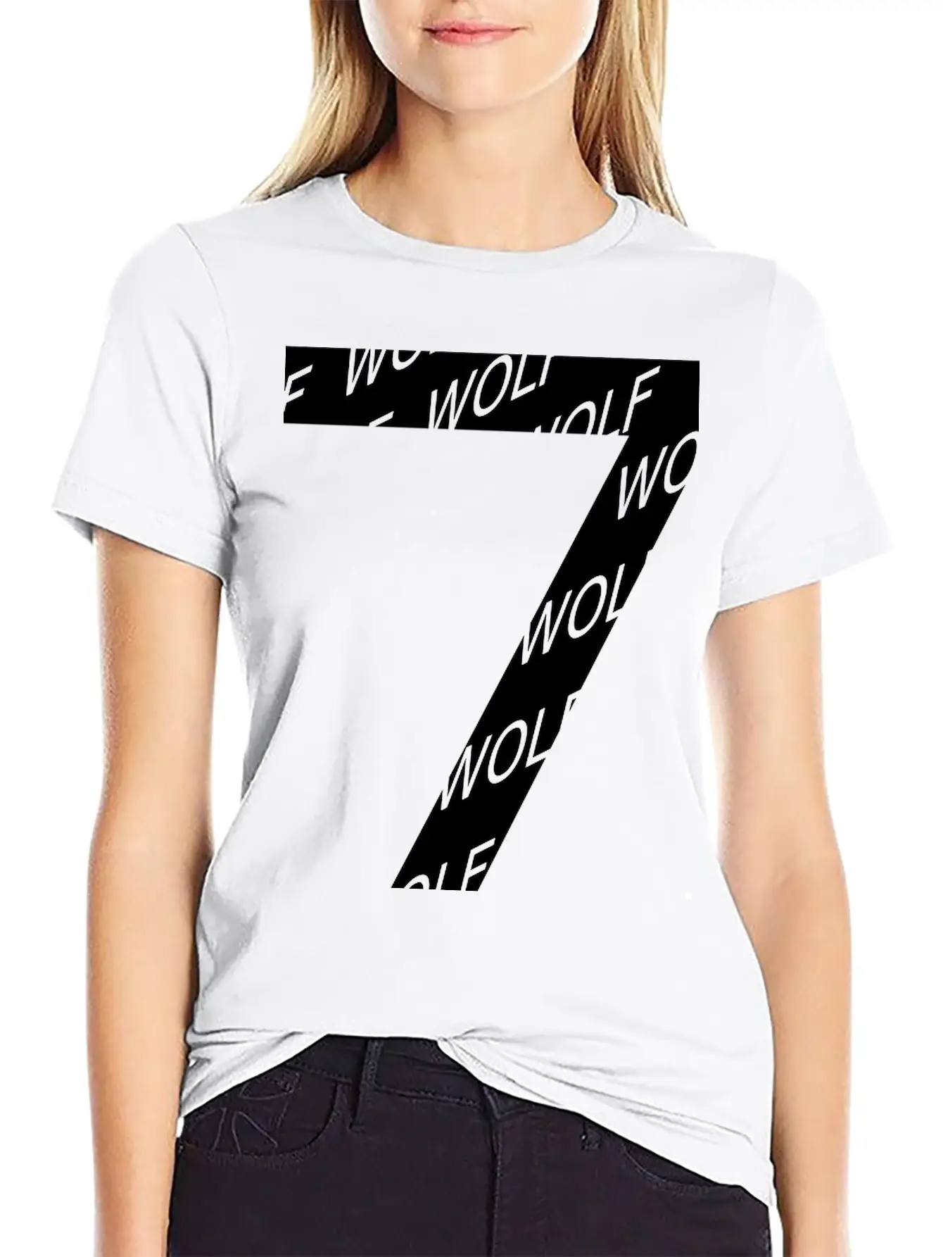 7 Wolf Number Soft Cotton Short Sleeve Tee – Unisex Wardrobe Staple