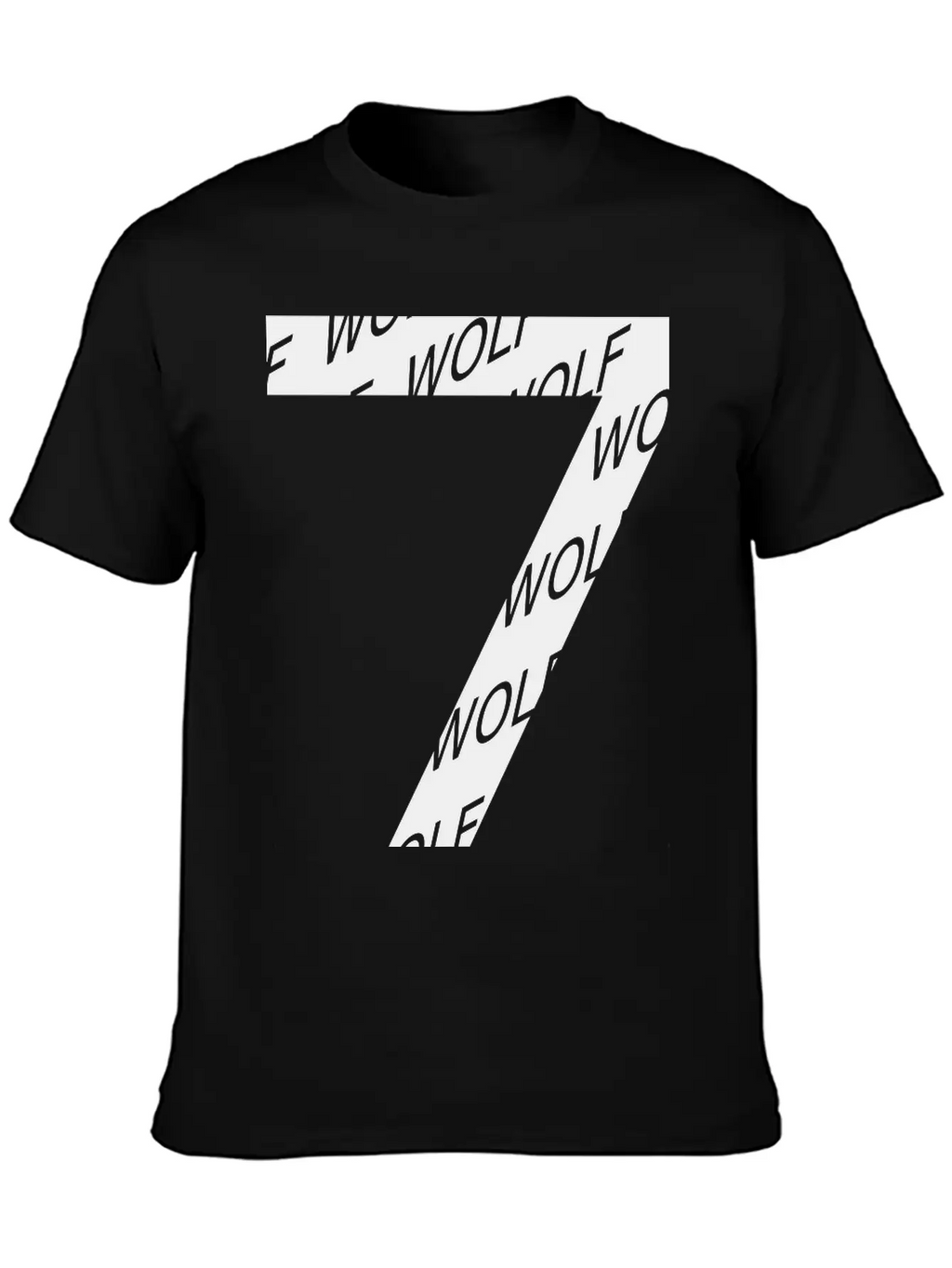 7 Wolf Number Soft Cotton Short Sleeve Tee – Unisex Wardrobe Staple