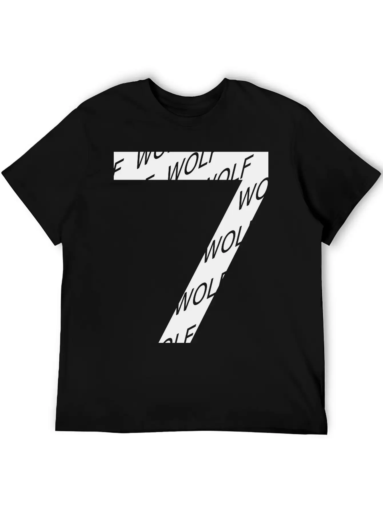 7 Wolf Number Soft Cotton Short Sleeve Tee – Unisex Wardrobe Staple