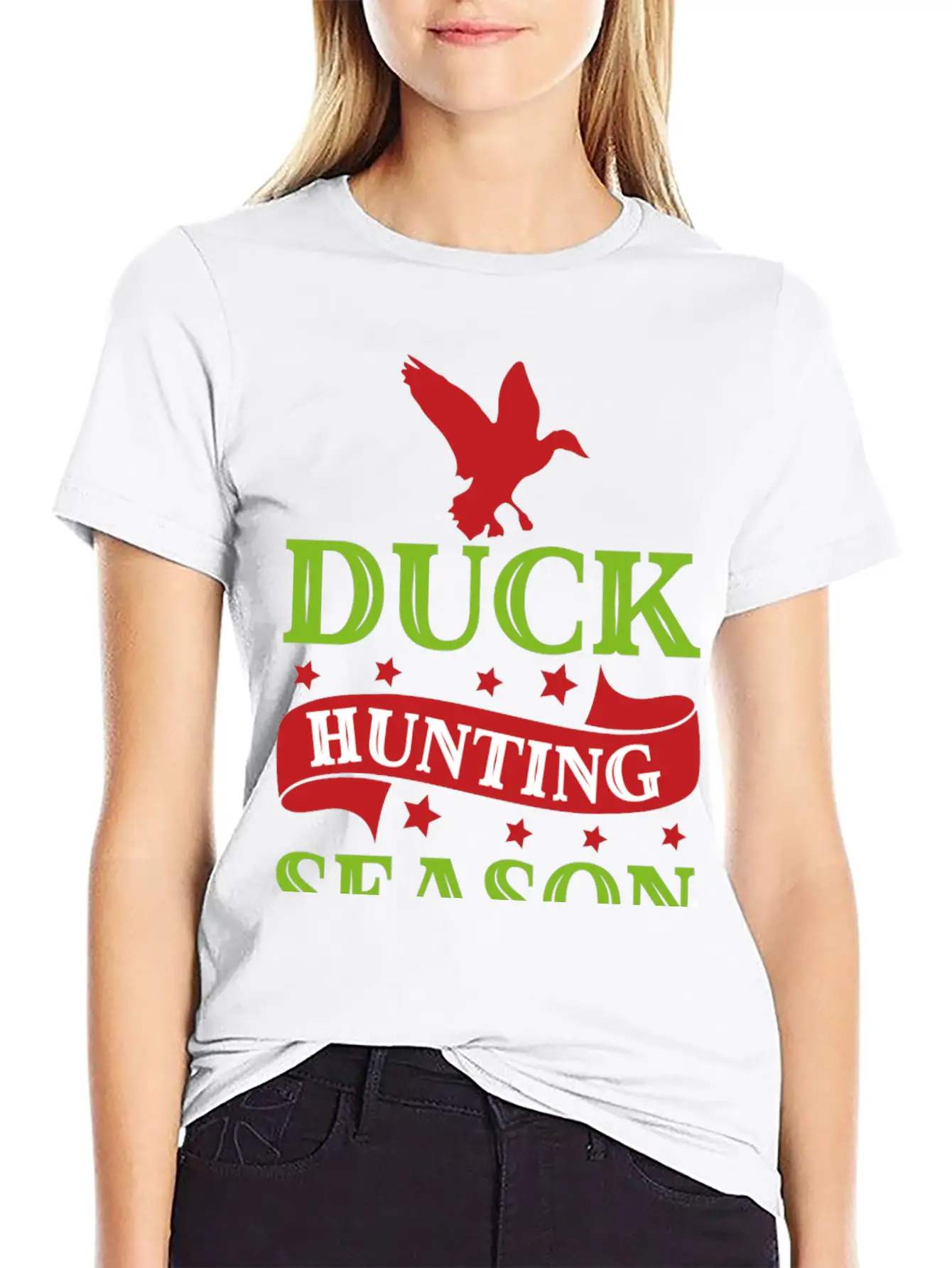 7093 Duck Hunting SeasonDuck Hunting Season Timeless Short Sleeve Tee – Comfy And Minimalist Design