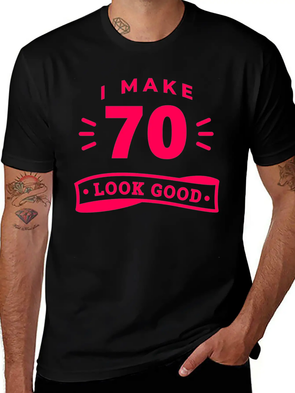 70th Birthday Saying Funny Funny Motto Trend Unisex Casual T-Shirt – Clean Design For Daily Comfort
