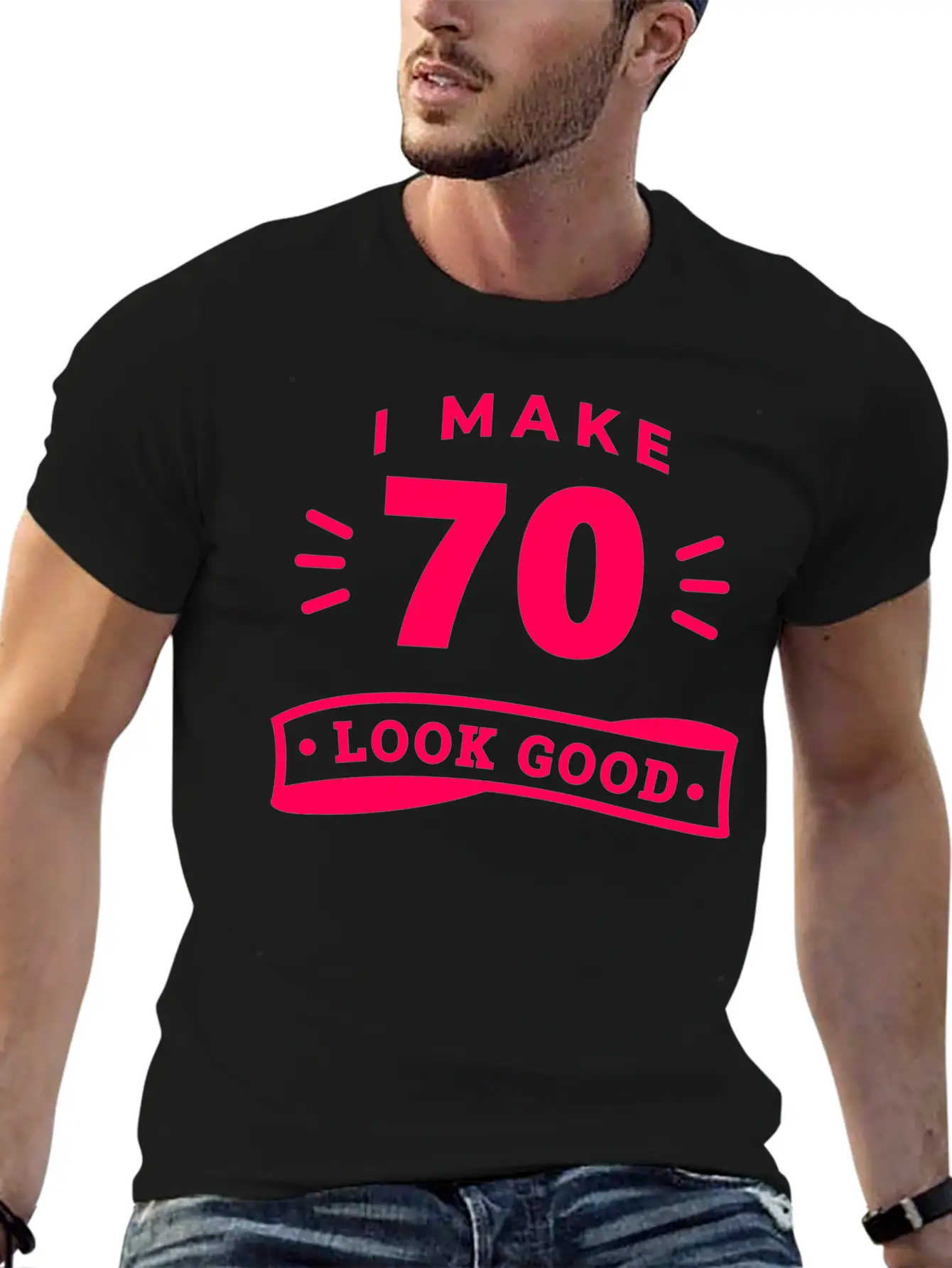 70th Birthday Saying Funny Funny Motto Trend Unisex Casual T-Shirt – Clean Design For Daily Comfort