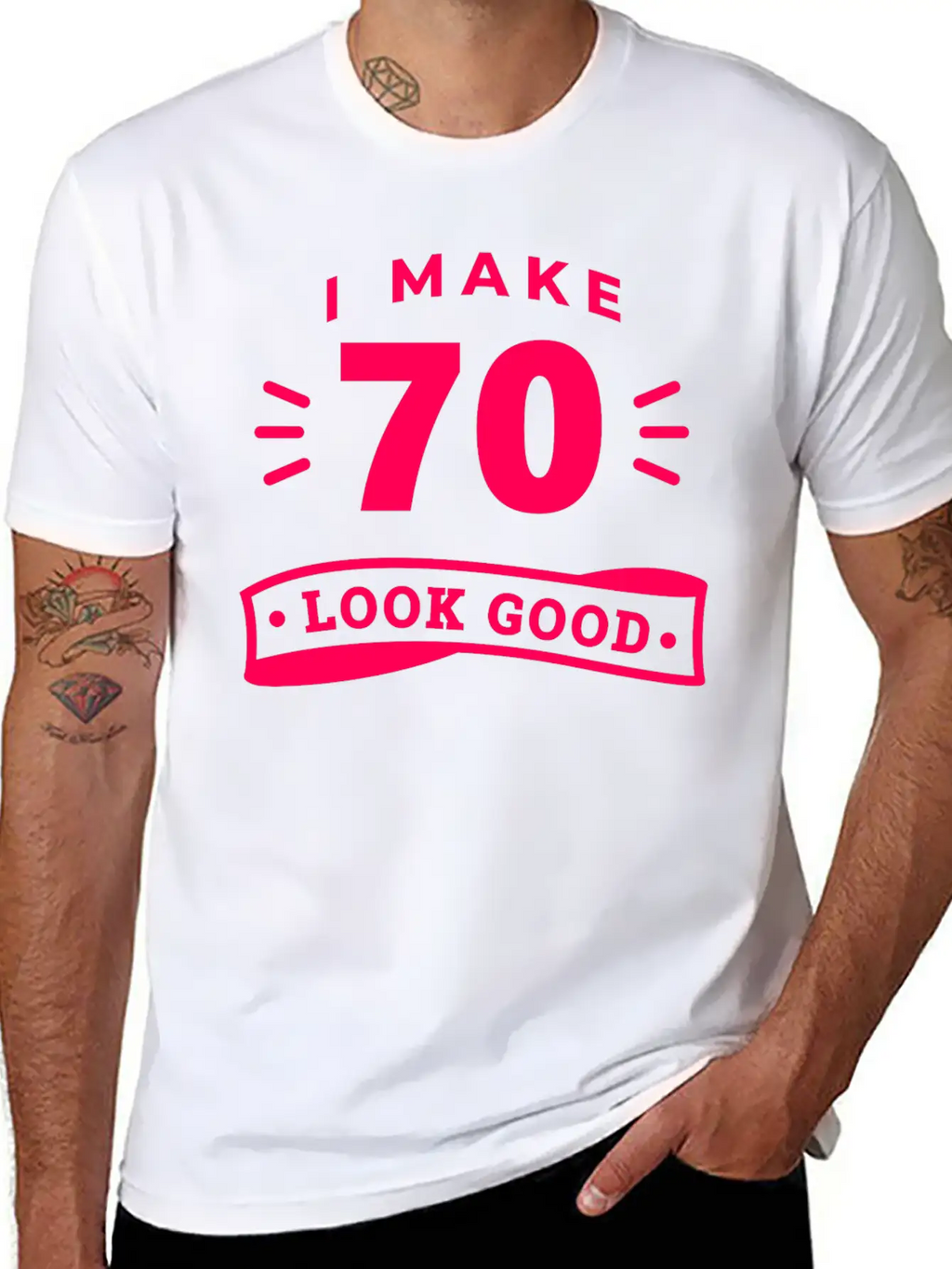 70th Birthday Saying Funny Funny Motto Trend Unisex Casual T-Shirt – Clean Design For Daily Comfort
