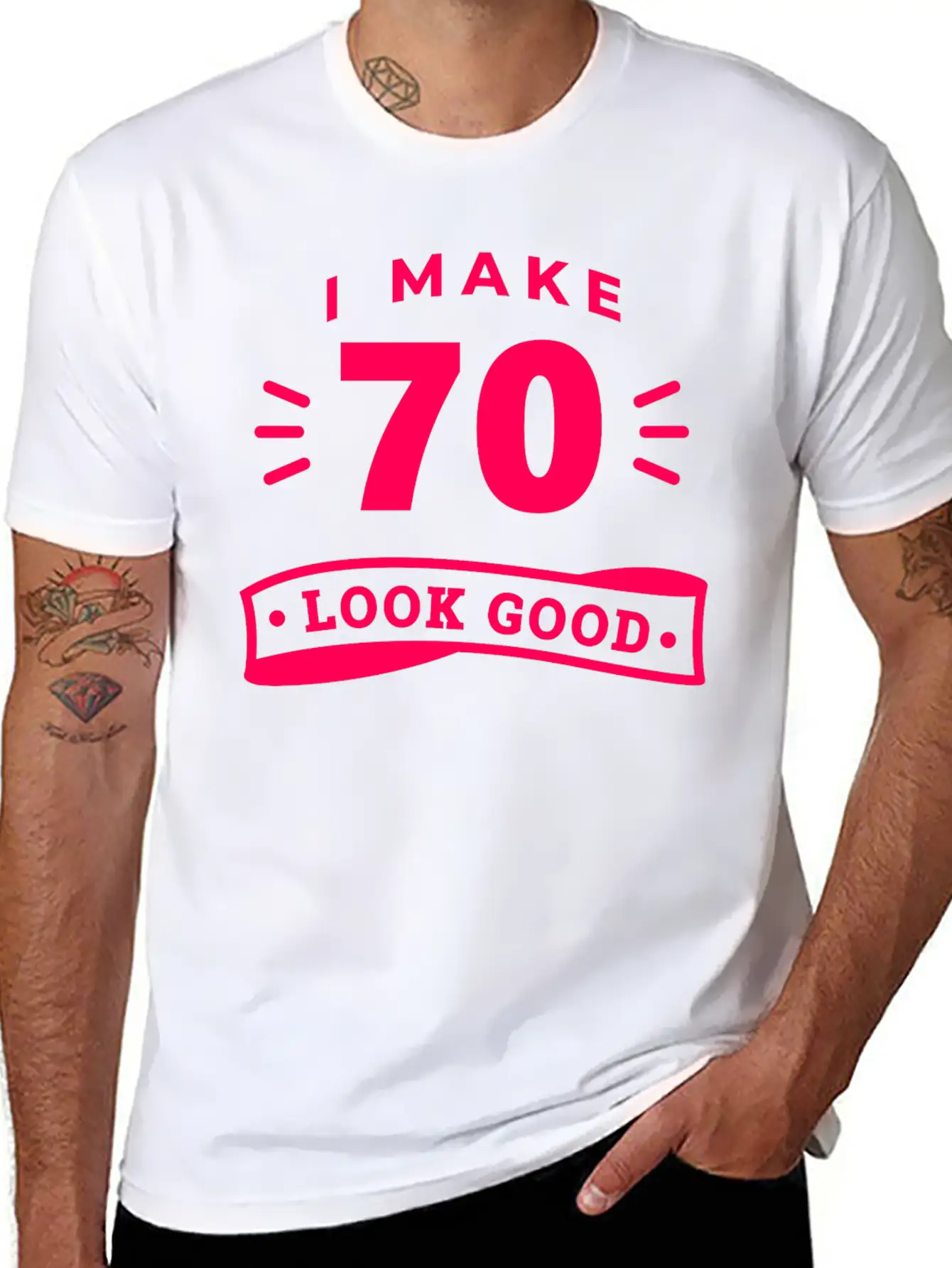 70th Birthday Saying Funny Funny Motto Trend Unisex Casual T-Shirt – Clean Design For Daily Comfort