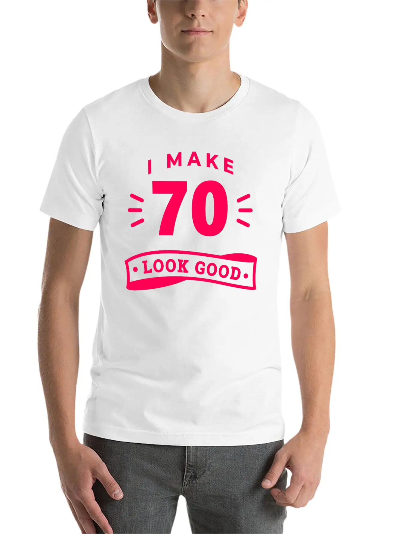 70th Birthday Saying Funny Funny Motto Trend Unisex Casual T-Shirt – Clean Design For Daily Comfort