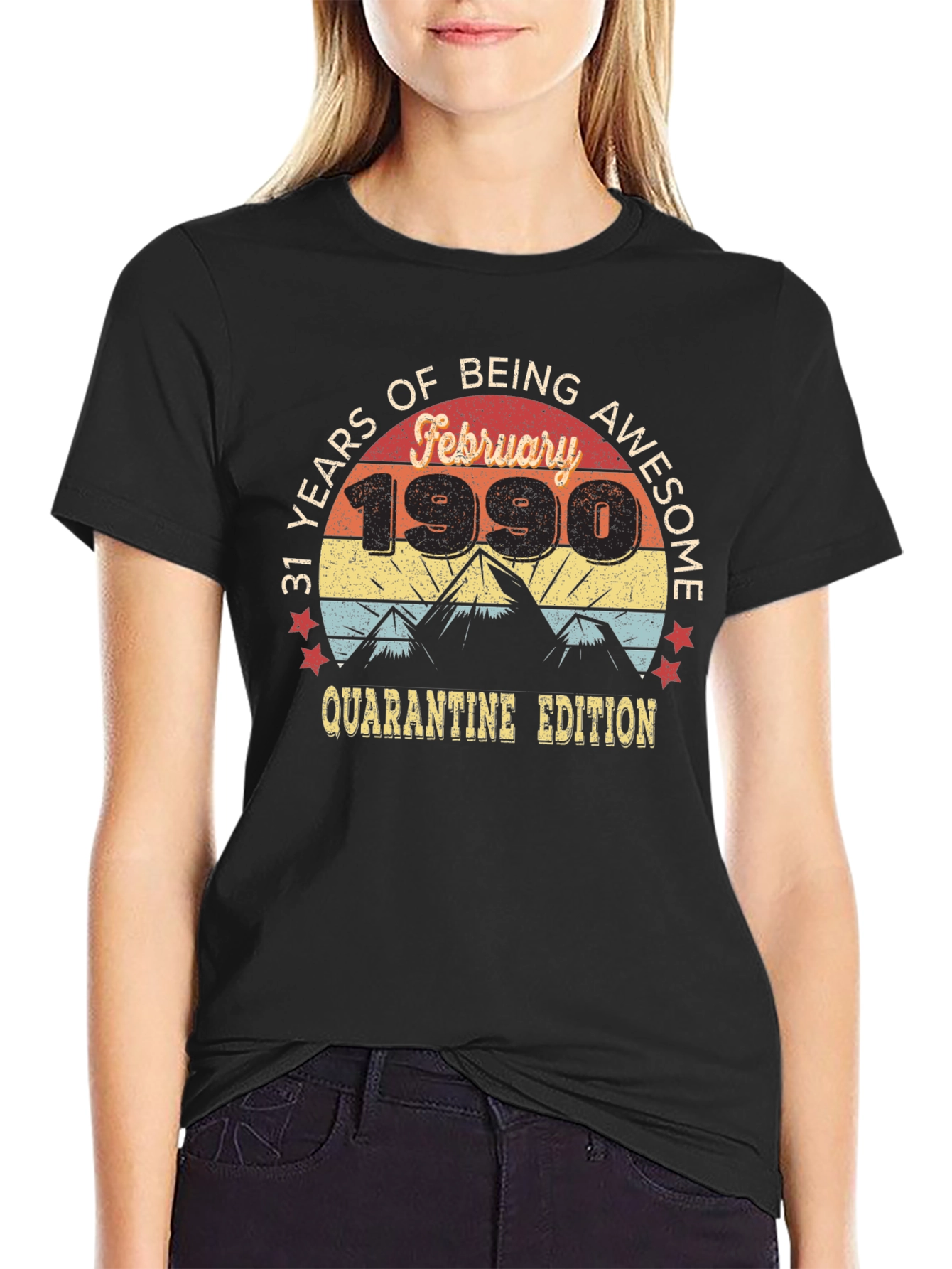 31 Years Awesome February 1990 Quarantine Edition T-Shirt
