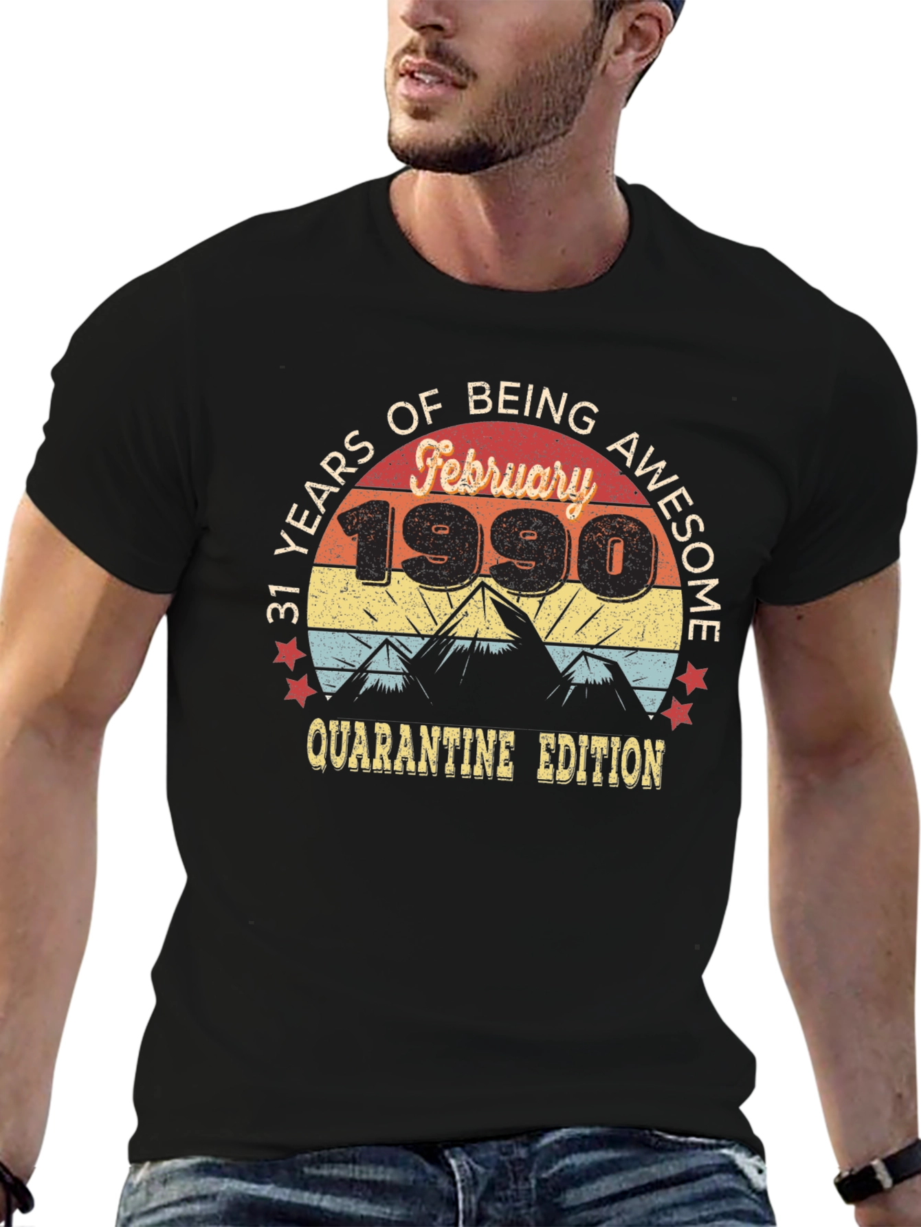 31 Years Awesome February 1990 Quarantine Edition T-Shirt