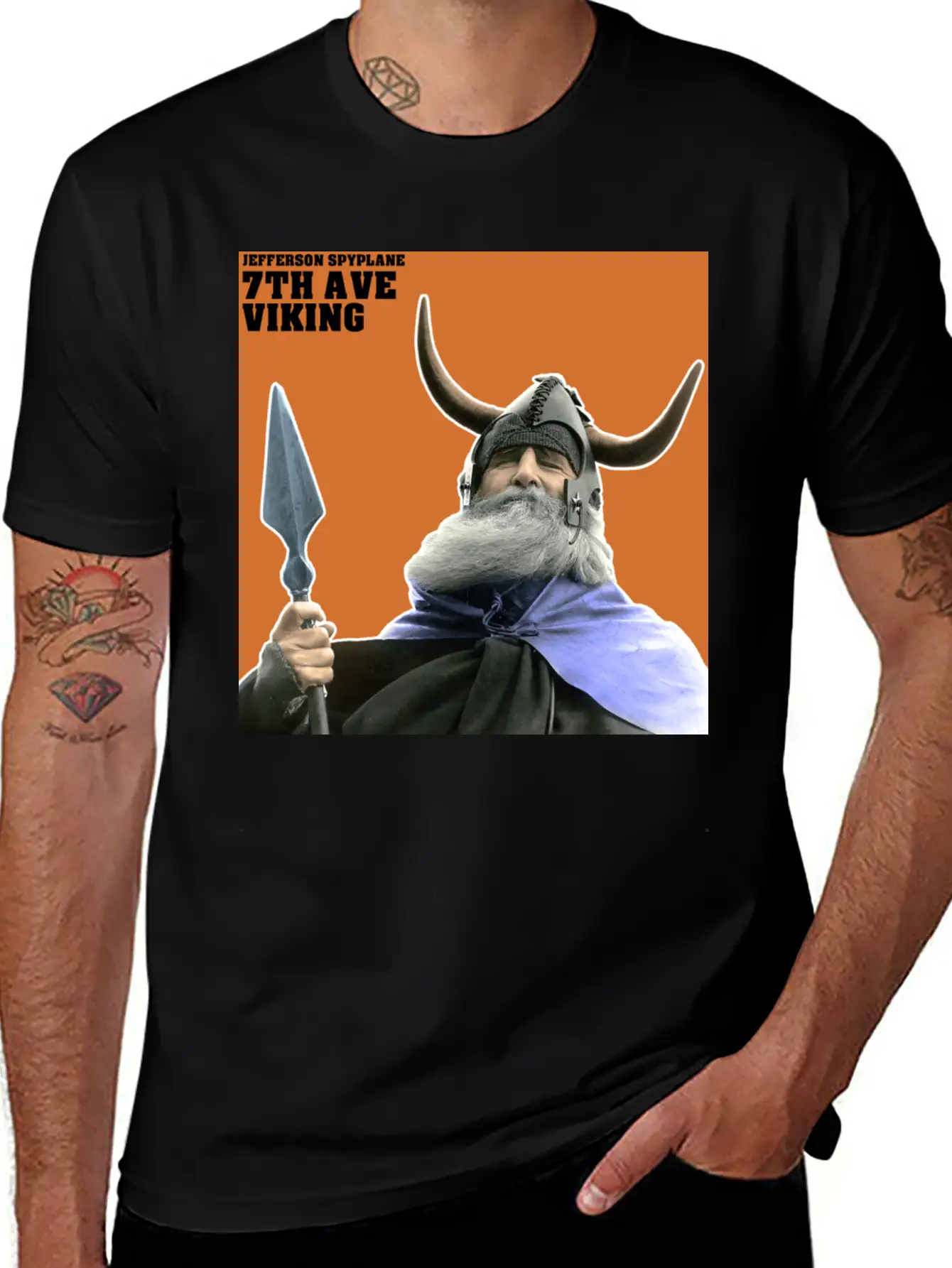 7th Ave Viking - Sticker Timeless Short Sleeve Tee – Comfy And Minimalist Design