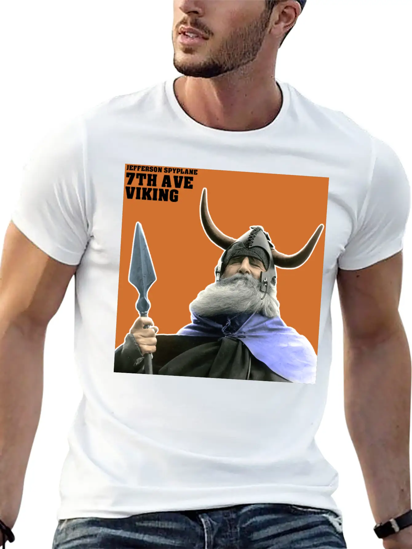 7th Ave Viking - Sticker Timeless Short Sleeve Tee – Comfy And Minimalist Design