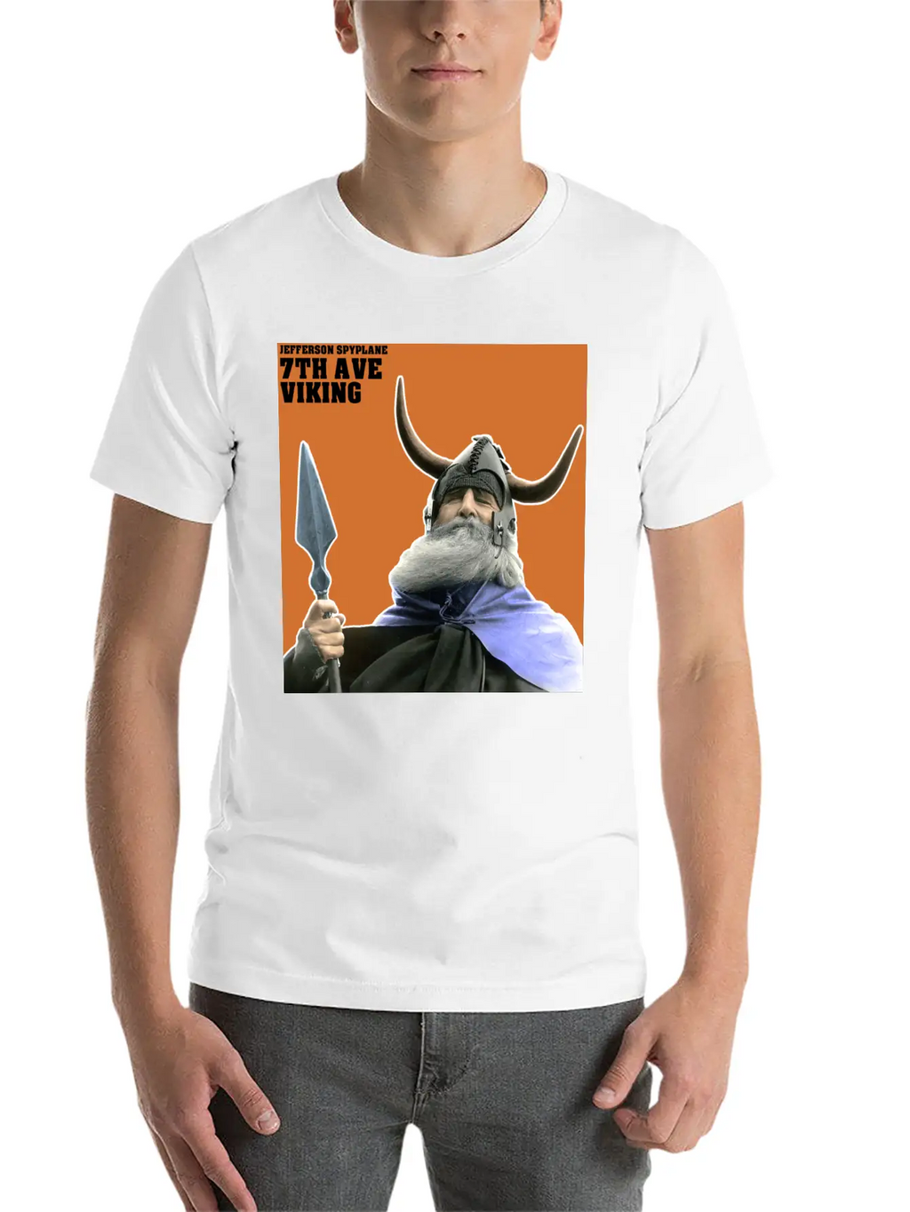 7th Ave Viking - Sticker Timeless Short Sleeve Tee – Comfy And Minimalist Design
