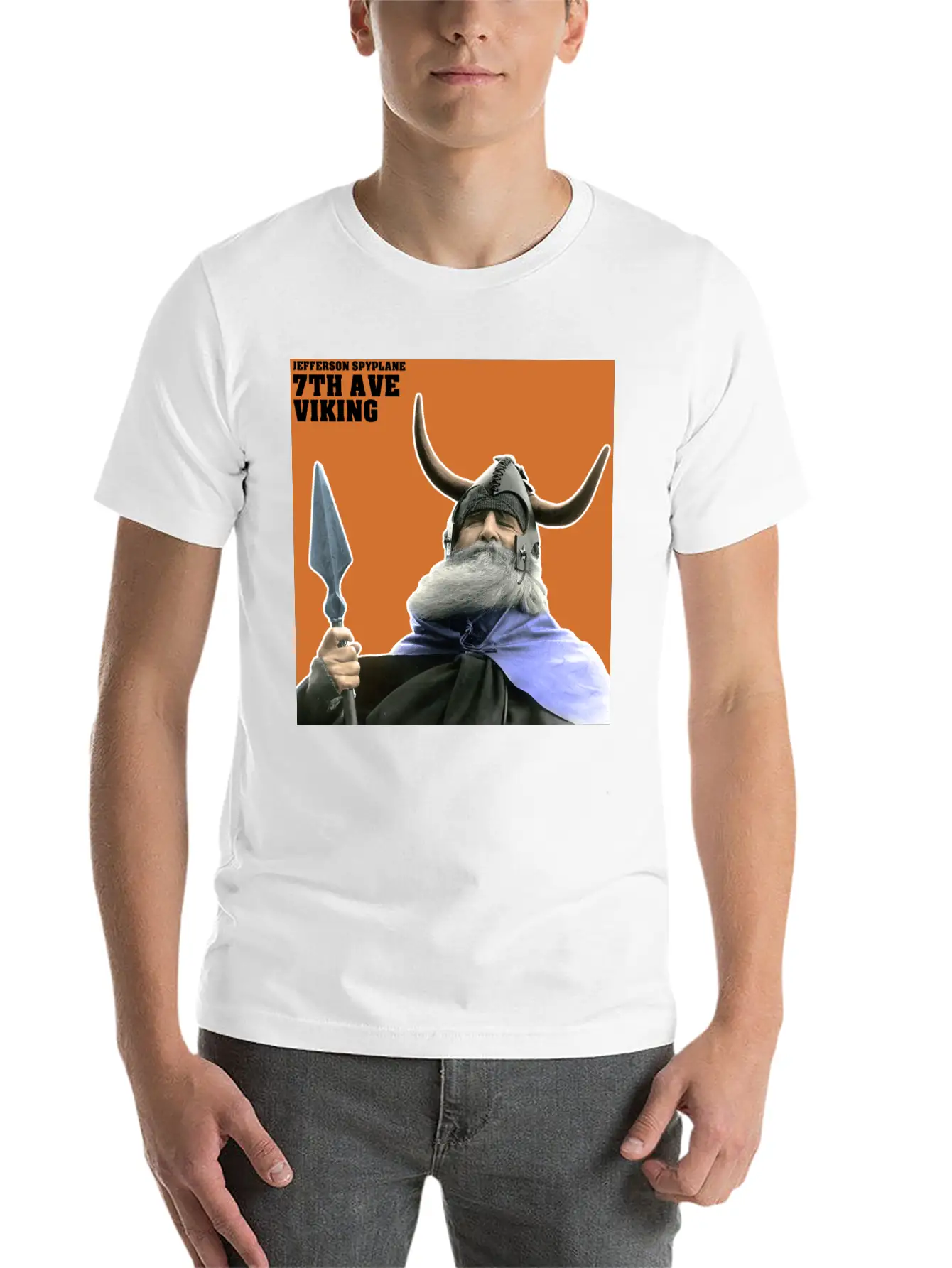 7th Ave Viking - Sticker Timeless Short Sleeve Tee – Comfy And Minimalist Design