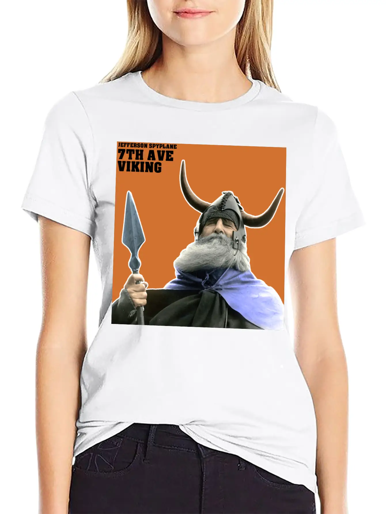7th Ave Viking - Sticker Timeless Short Sleeve Tee – Comfy And Minimalist Design