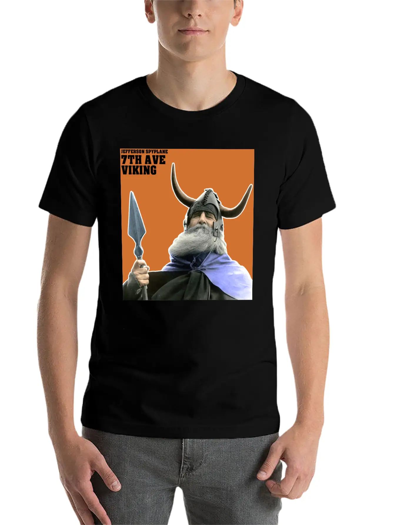 7th Ave Viking - Sticker Timeless Short Sleeve Tee – Comfy And Minimalist Design