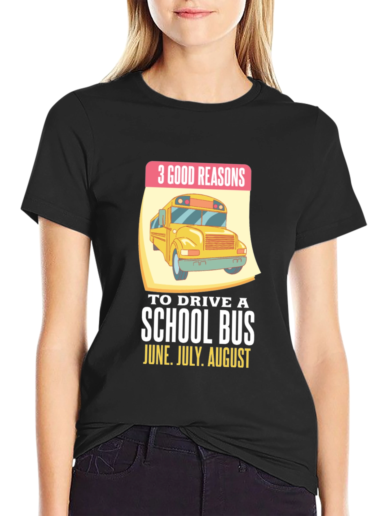 3 Good Reasons School Bus T-Shirt