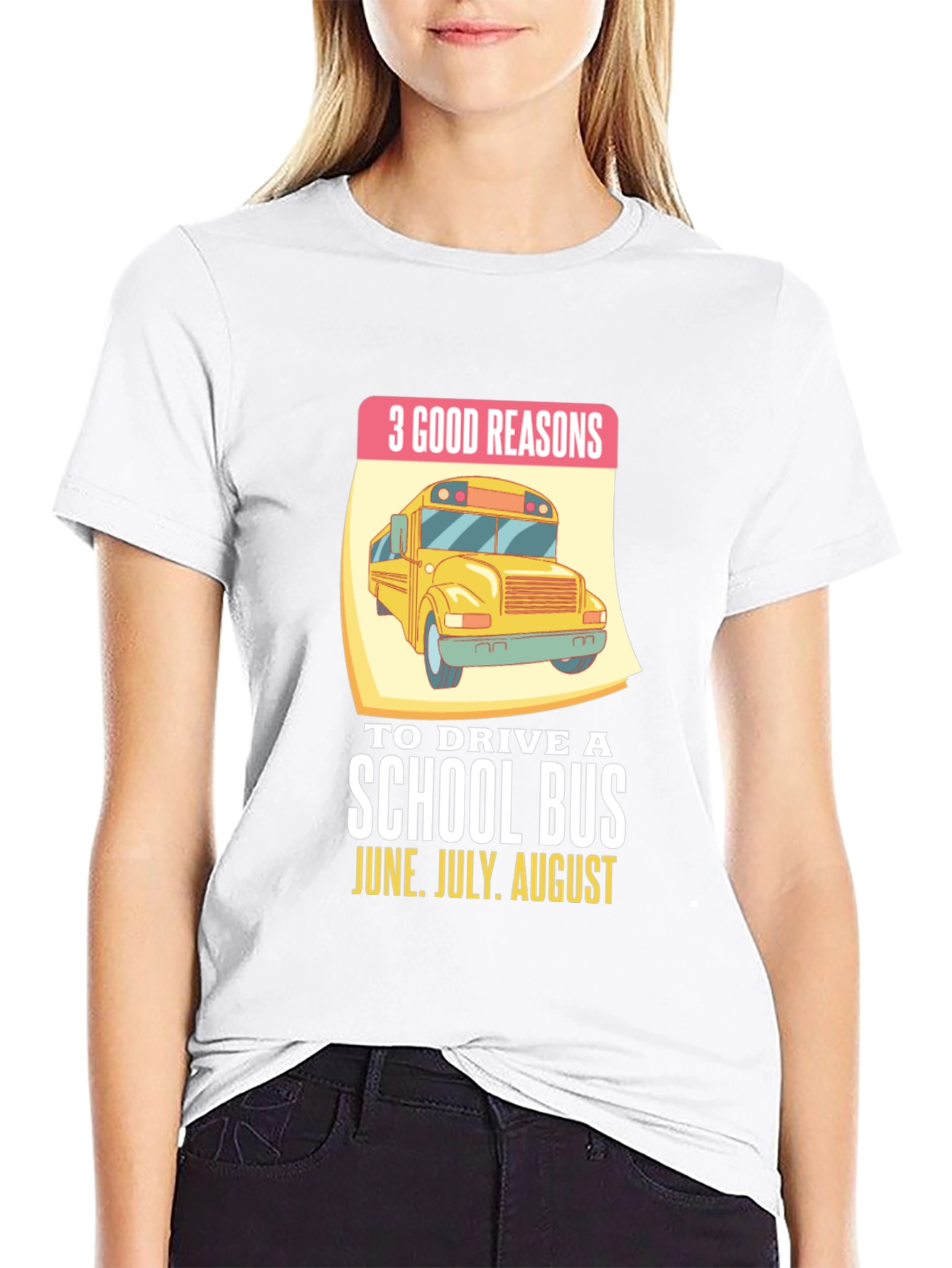 3 Good Reasons School Bus T-Shirt