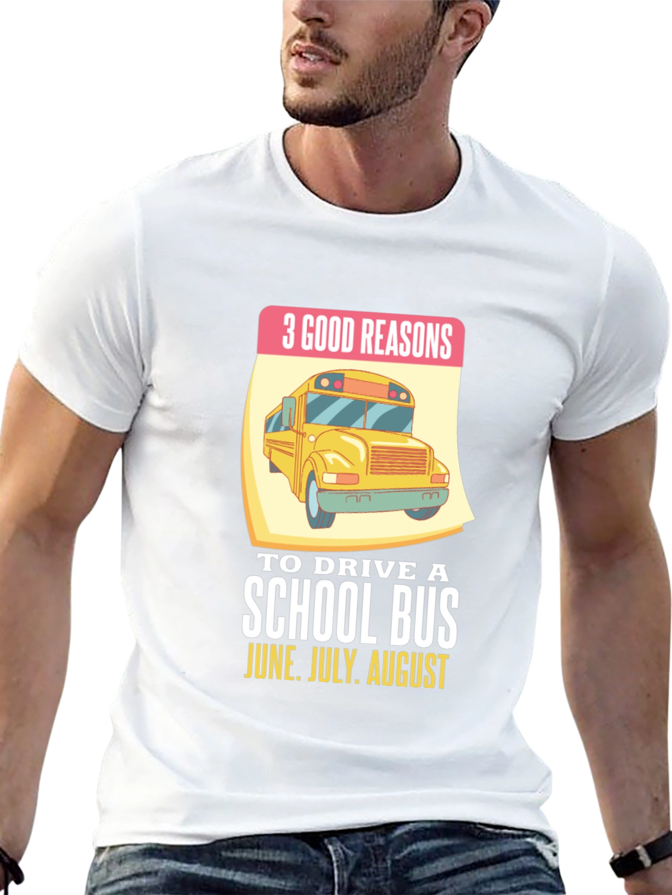 3 Good Reasons School Bus T-Shirt