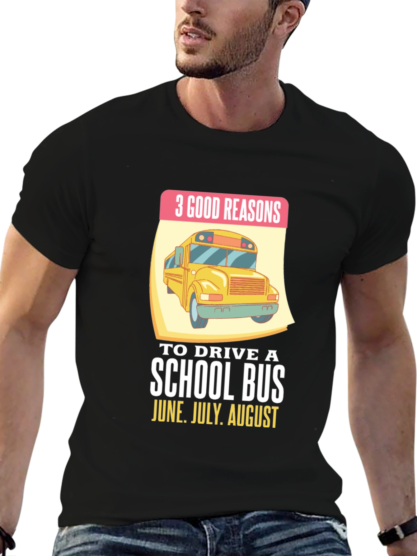 3 Good Reasons School Bus T-Shirt