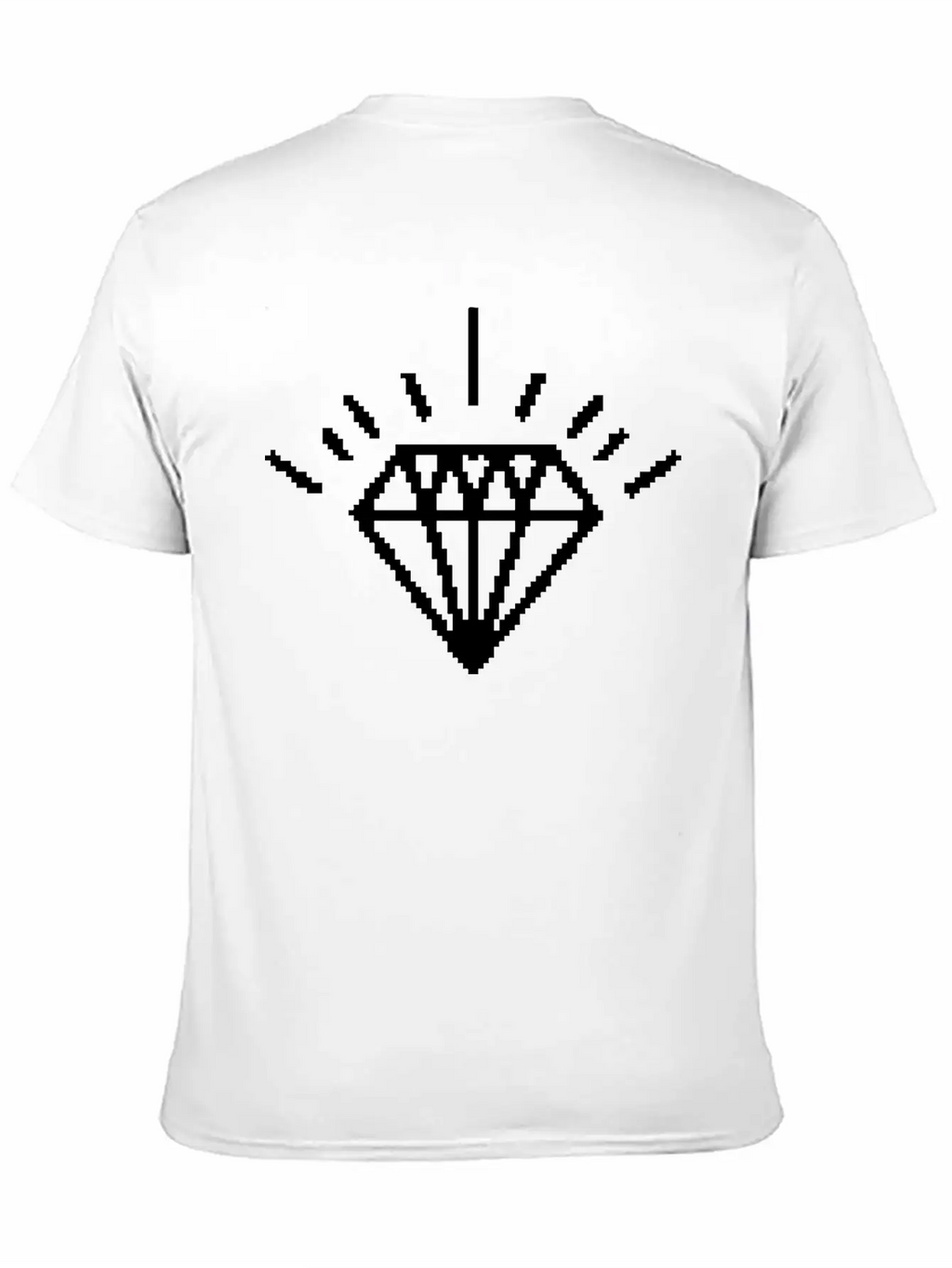 8 Bit Diamond Essential Unisex Summer Tee – Soft Cotton Casual Fit