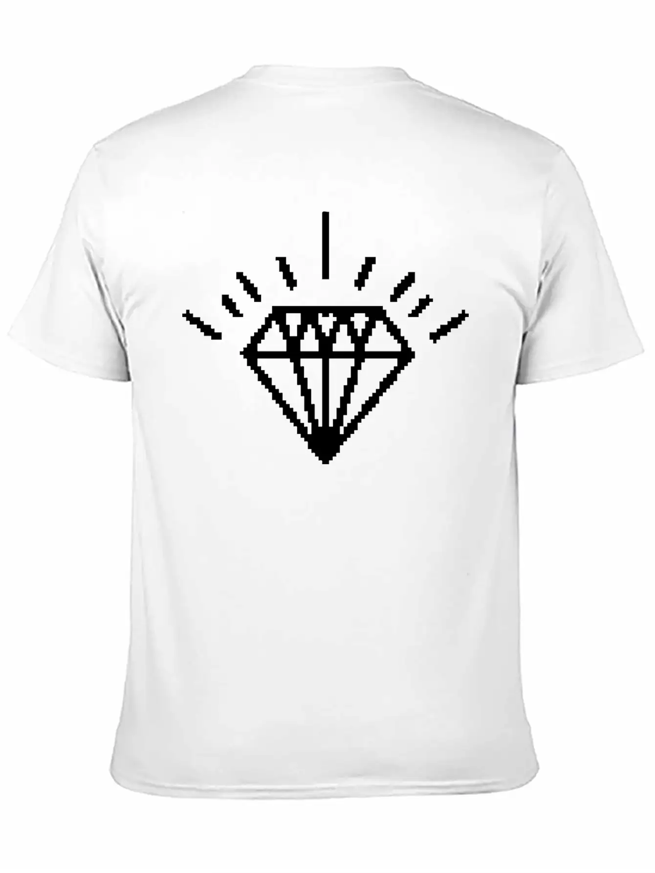 8 Bit Diamond Essential Unisex Summer Tee – Soft Cotton Casual Fit