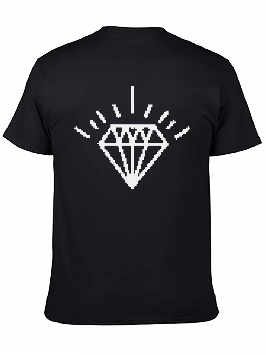 8 Bit Diamond Essential Unisex Summer Tee – Soft Cotton Casual Fit