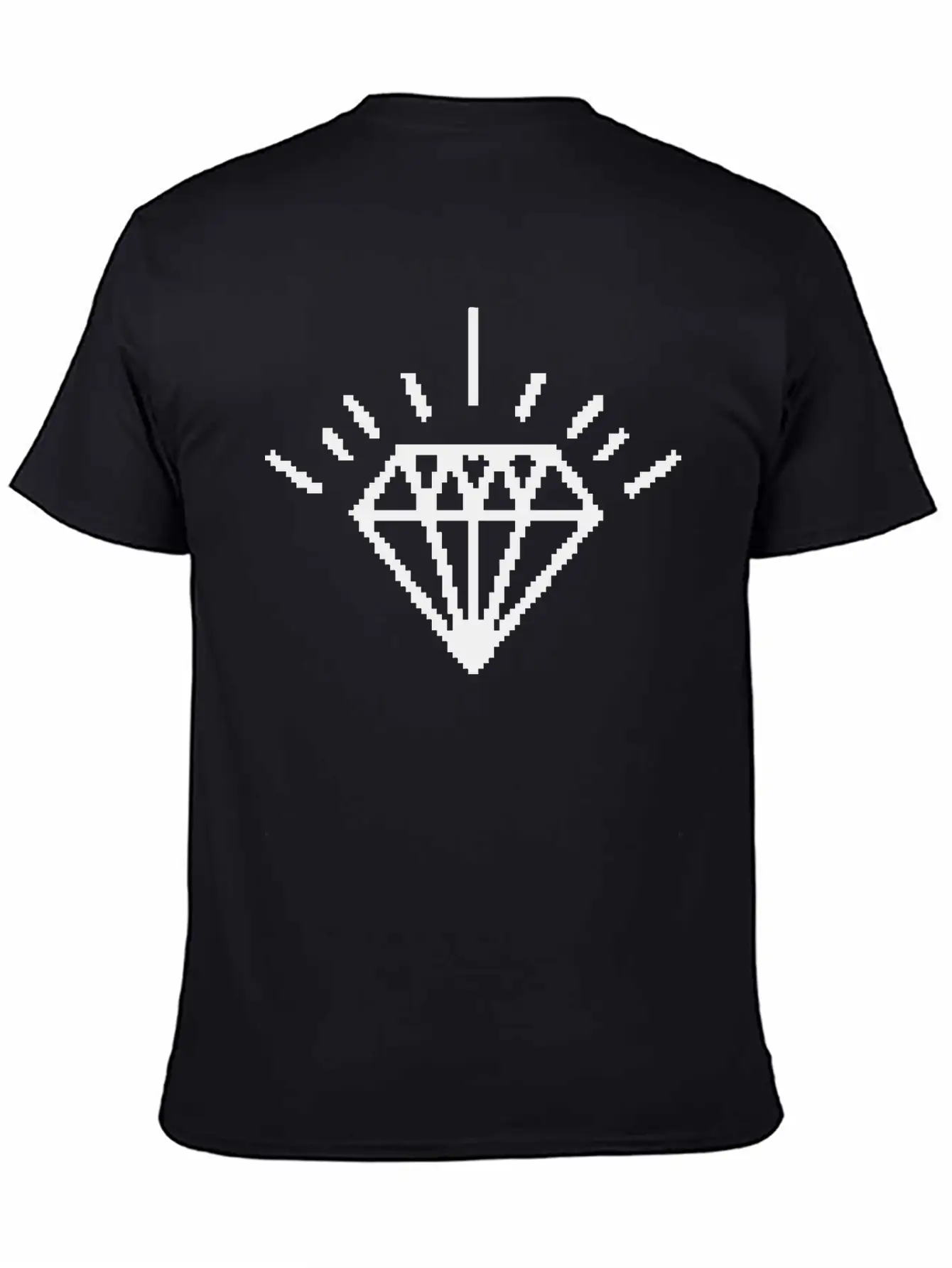 8 Bit Diamond Essential Unisex Summer Tee – Soft Cotton Casual Fit