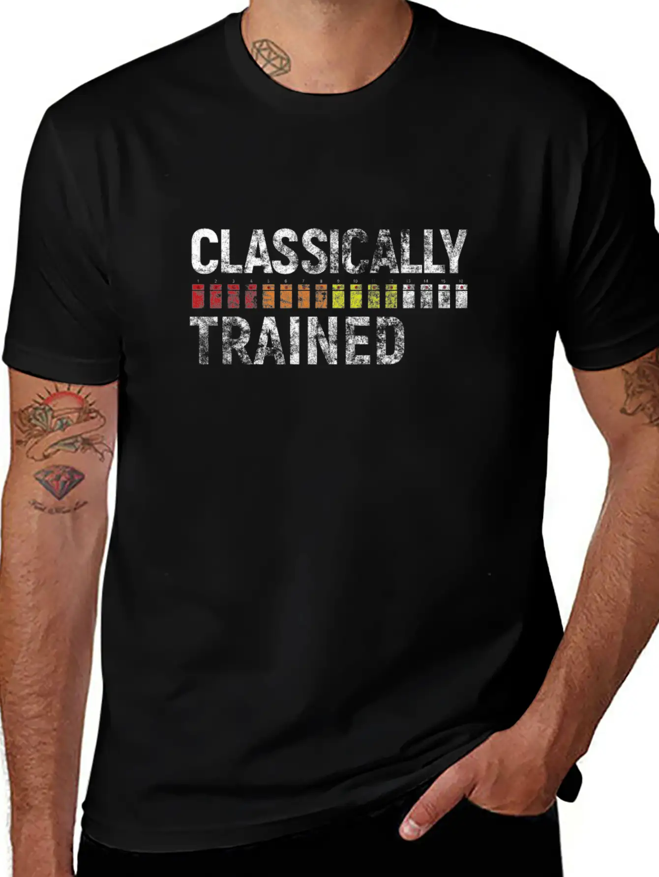 808 Classically Trained Classic Crew Neck Graphic Tee – Everyday Minimal Look