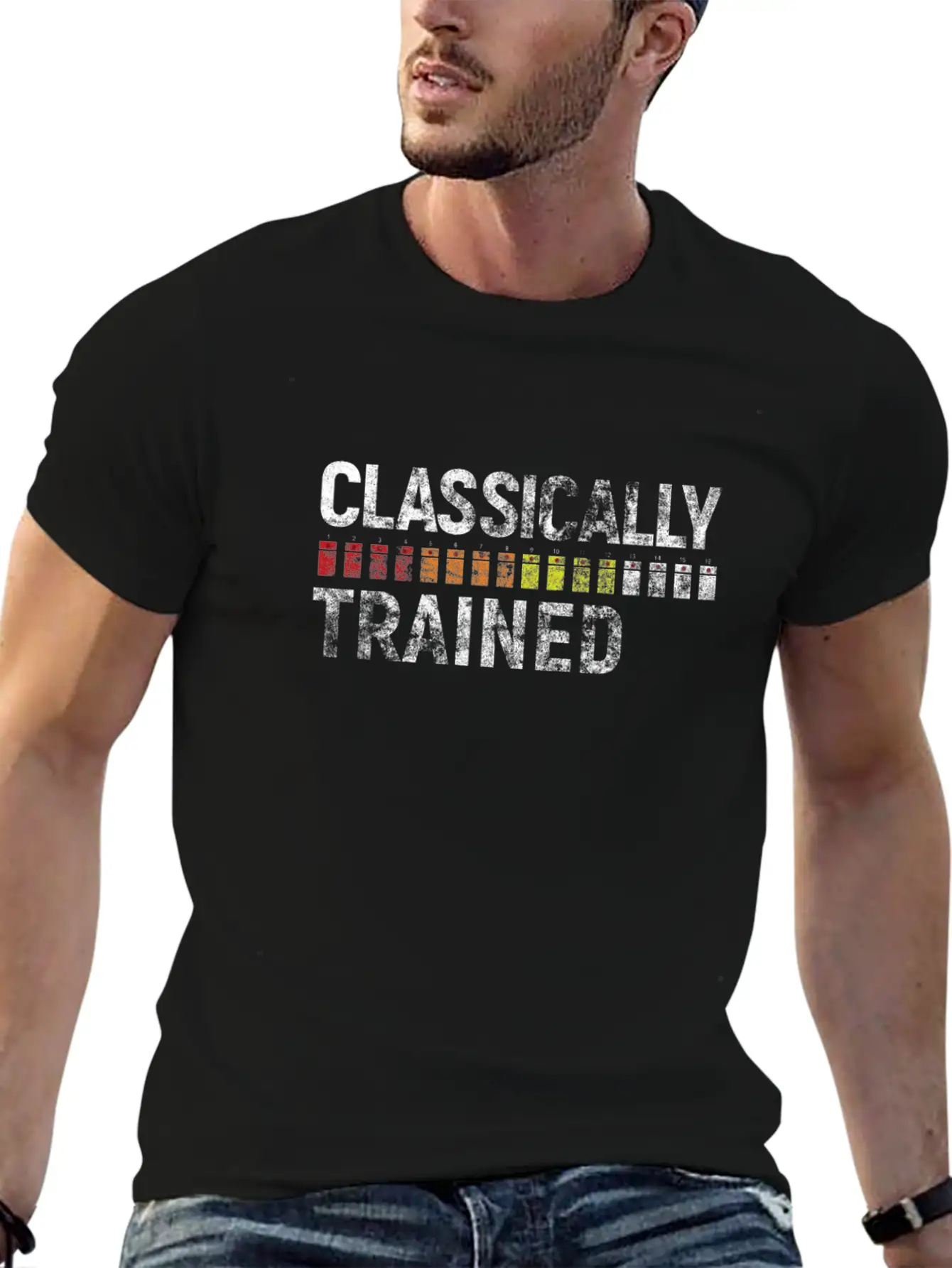 808 Classically Trained Classic Crew Neck Graphic Tee – Everyday Minimal Look