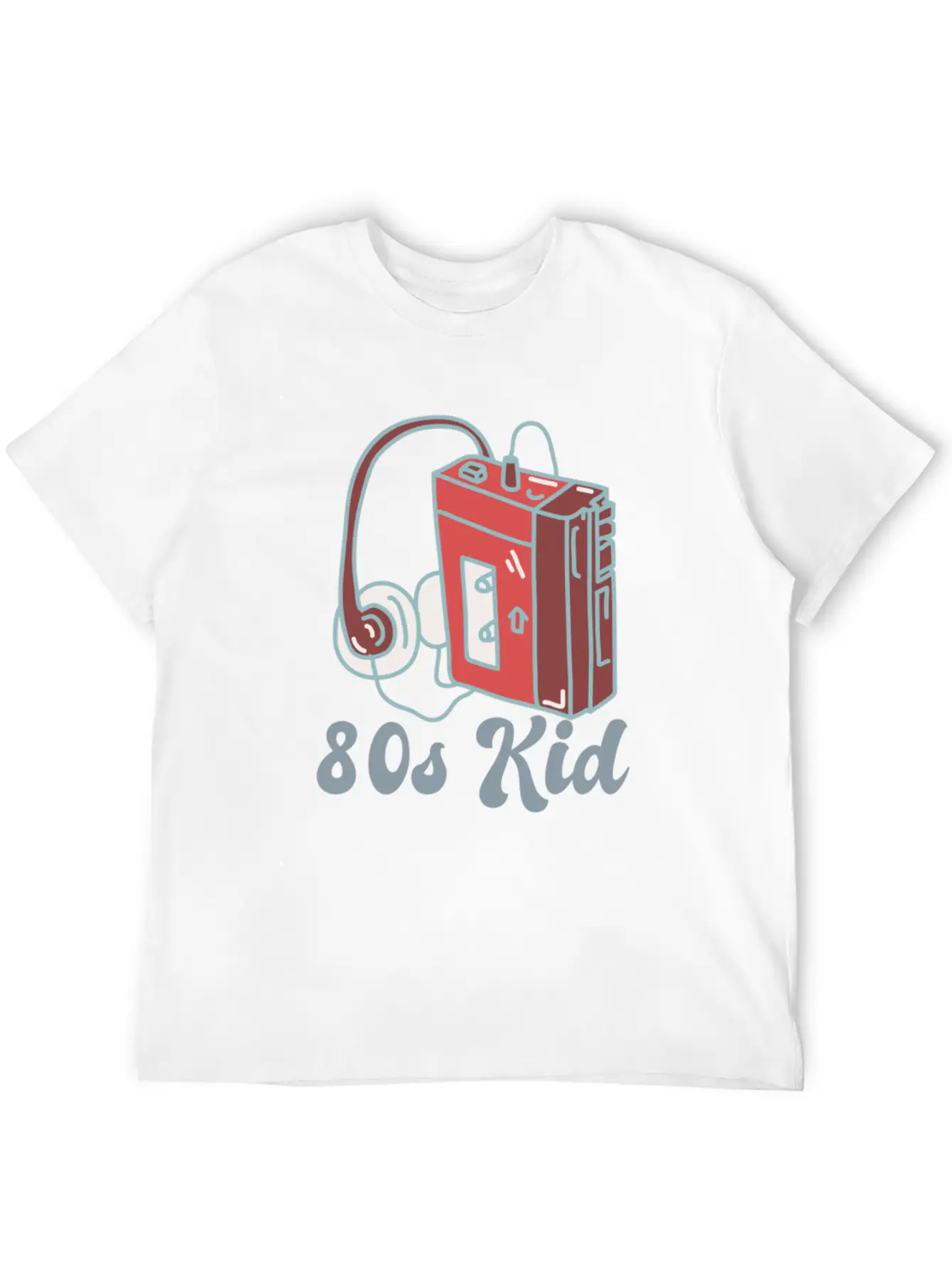 80s Kid Cassette Classic Crew Neck Graphic Tee – Everyday Minimal Look