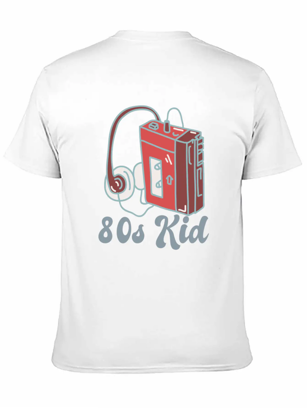 80s Kid Cassette Classic Crew Neck Graphic Tee – Everyday Minimal Look