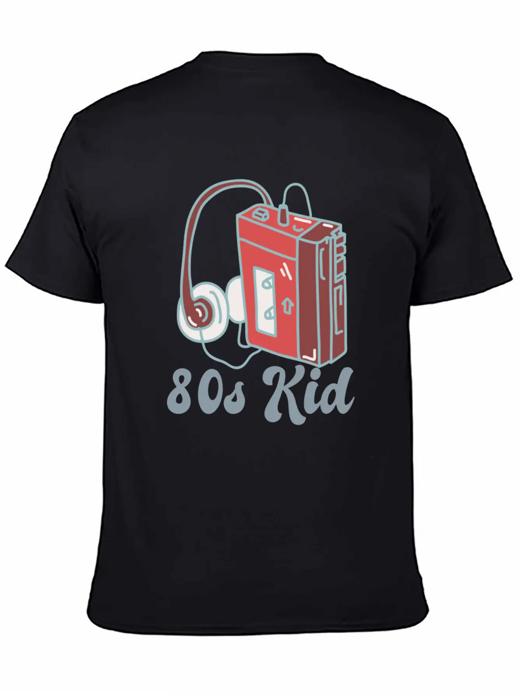 80s Kid Cassette Classic Crew Neck Graphic Tee – Everyday Minimal Look