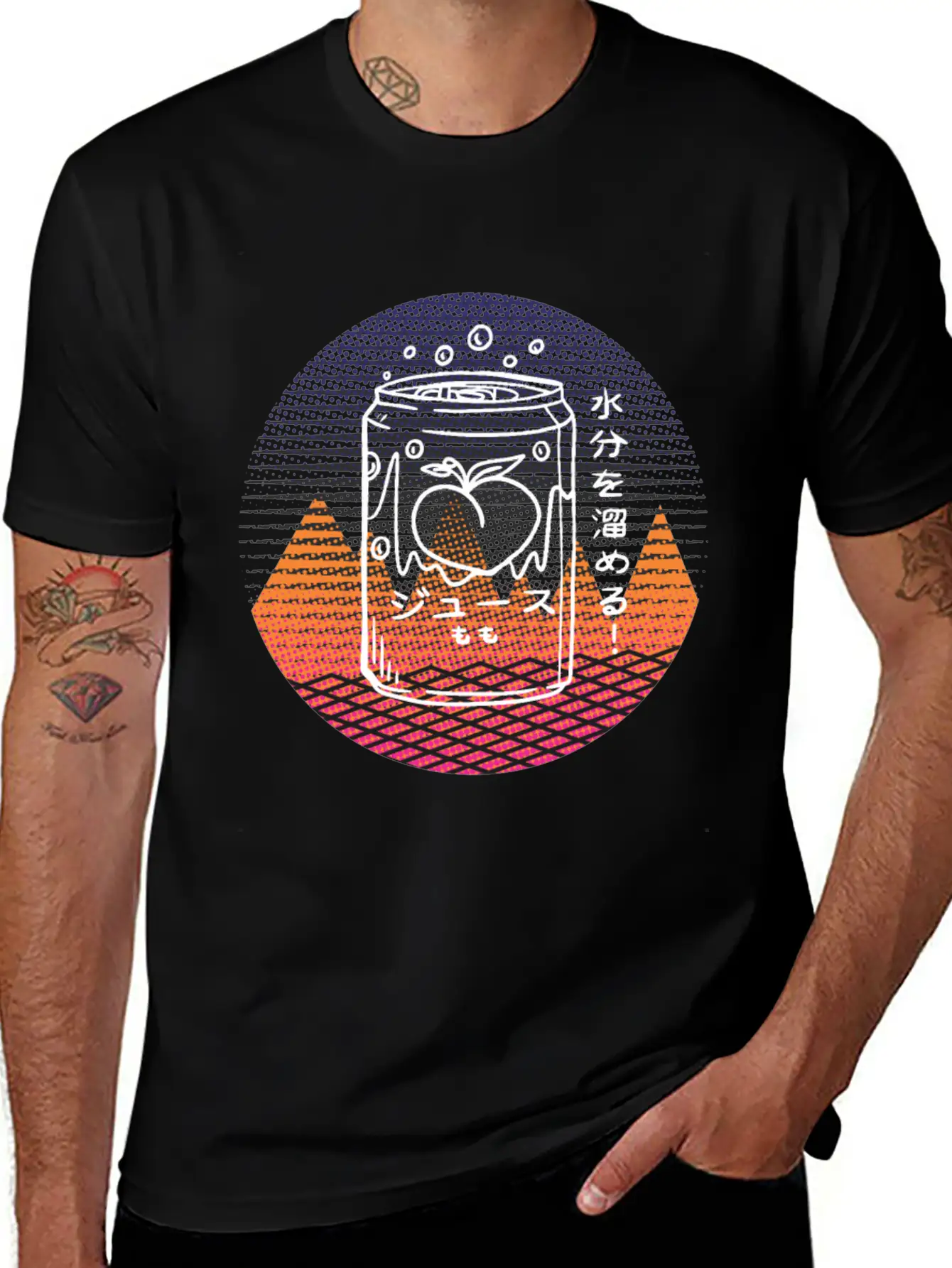 80s Retro Aesthetic Vaporwave Japanese Kanji Relaxed Everyday Tee – Lightweight And Durable Cotton