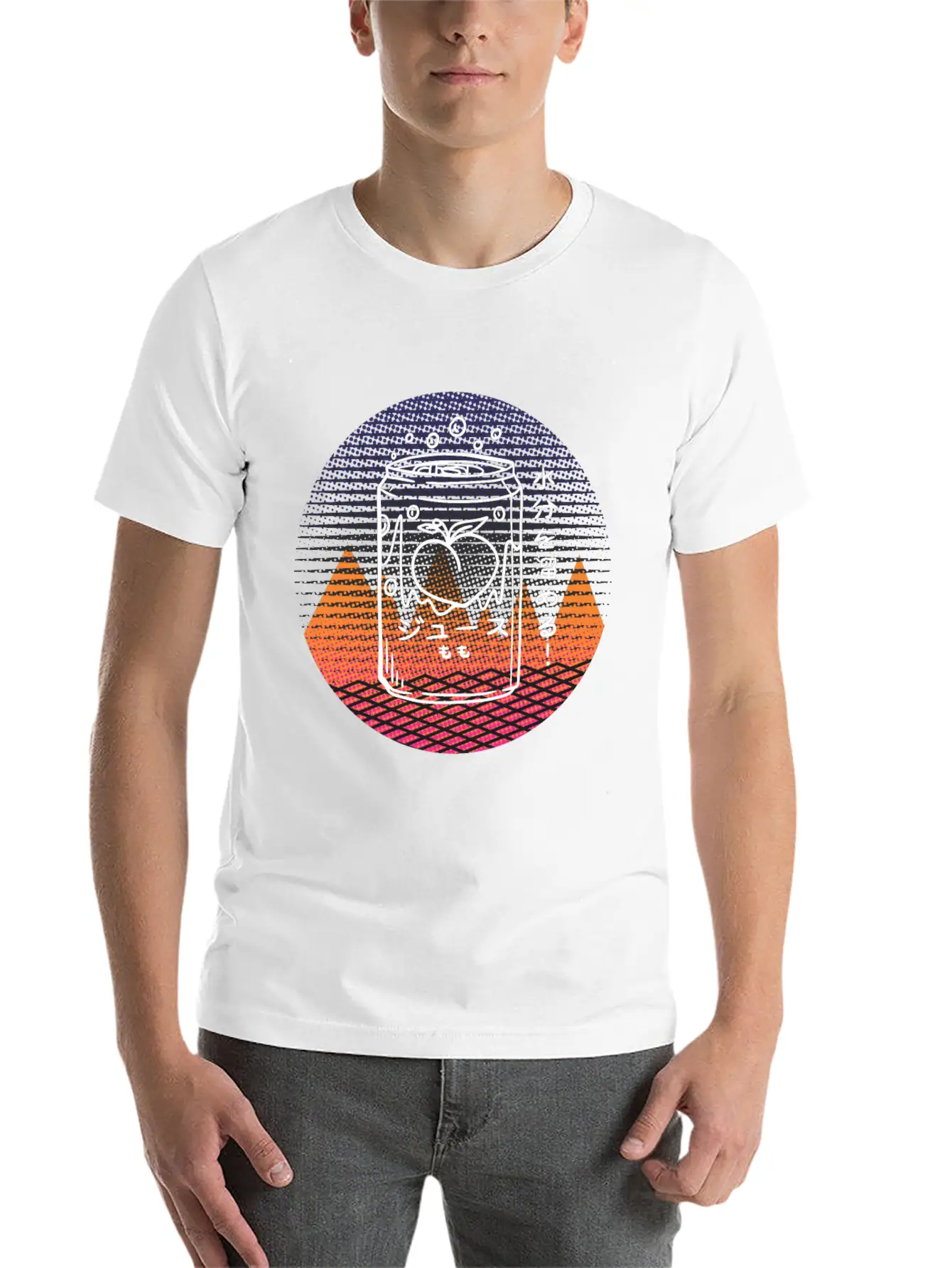 80s Retro Aesthetic Vaporwave Japanese Kanji Relaxed Everyday Tee – Lightweight And Durable Cotton