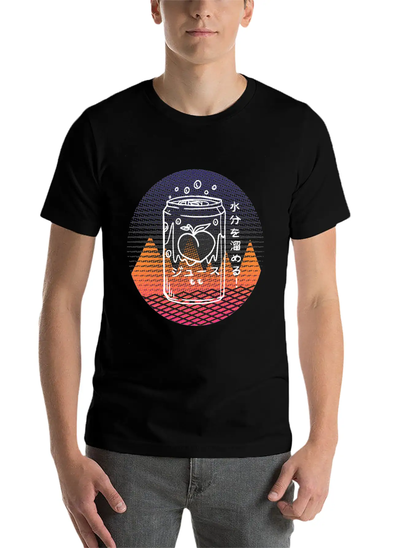 80s Retro Aesthetic Vaporwave Japanese Kanji Relaxed Everyday Tee – Lightweight And Durable Cotton
