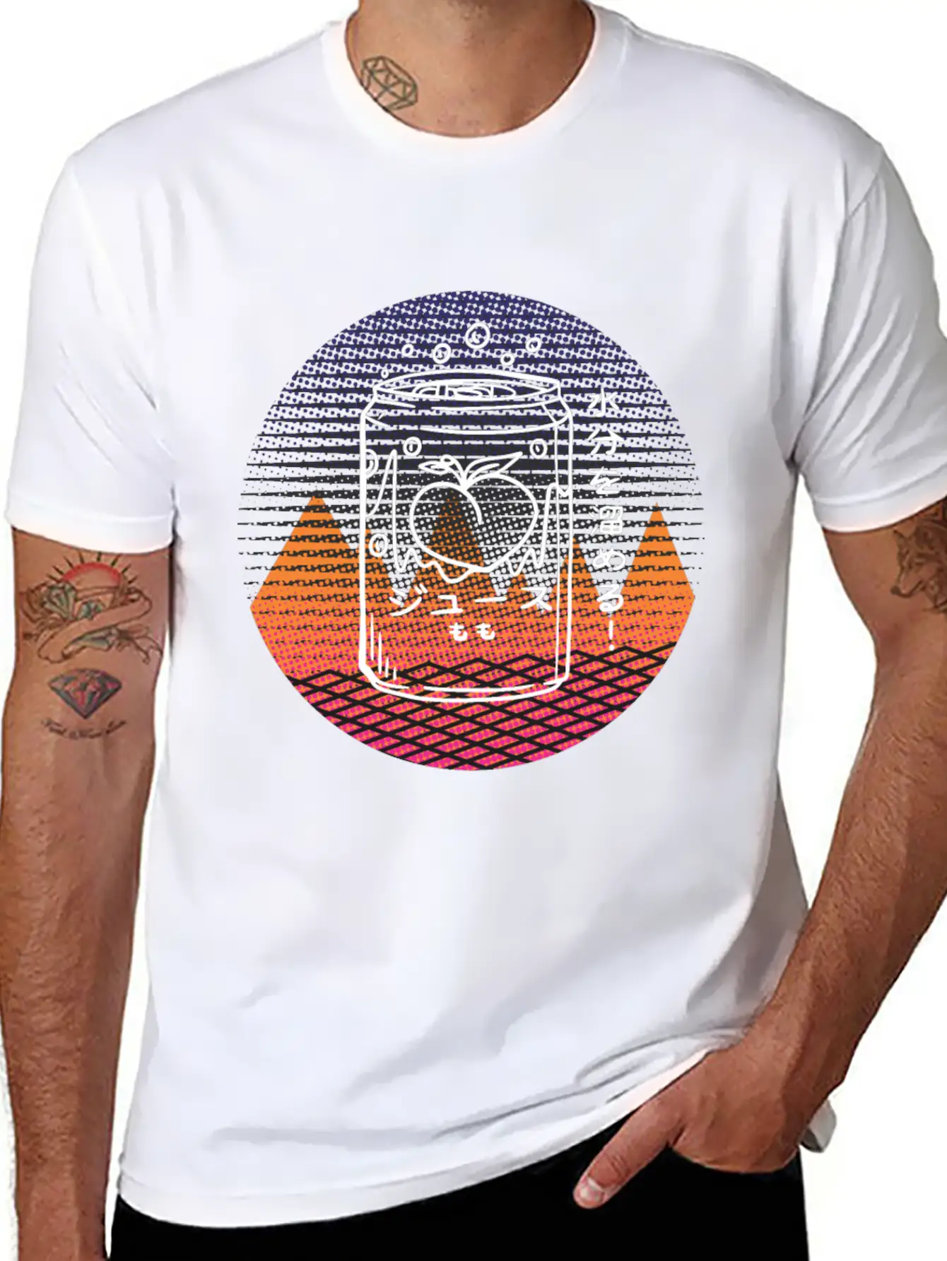 80s Retro Aesthetic Vaporwave Japanese Kanji Relaxed Everyday Tee – Lightweight And Durable Cotton