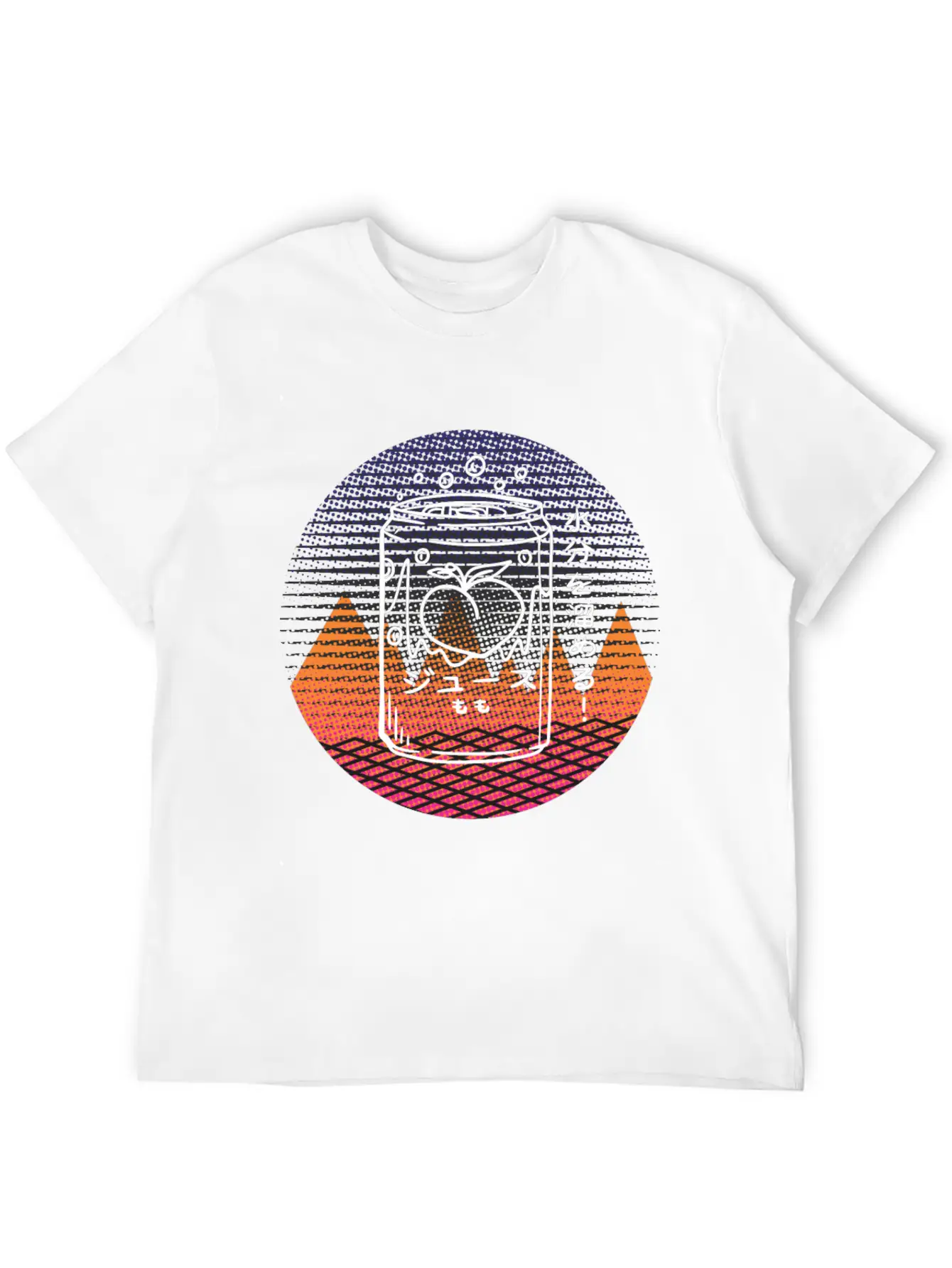 80s Retro Aesthetic Vaporwave Japanese Kanji Relaxed Everyday Tee – Lightweight And Durable Cotton