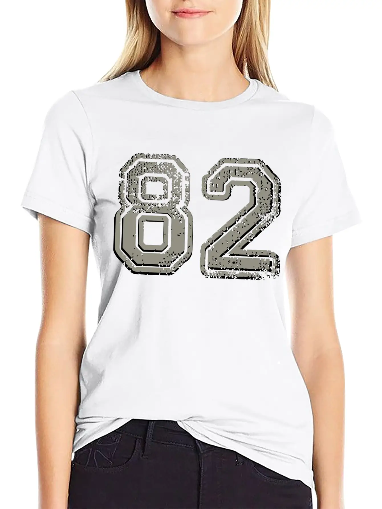 82 Silver Relaxed Everyday Tee – Lightweight And Durable Cotton