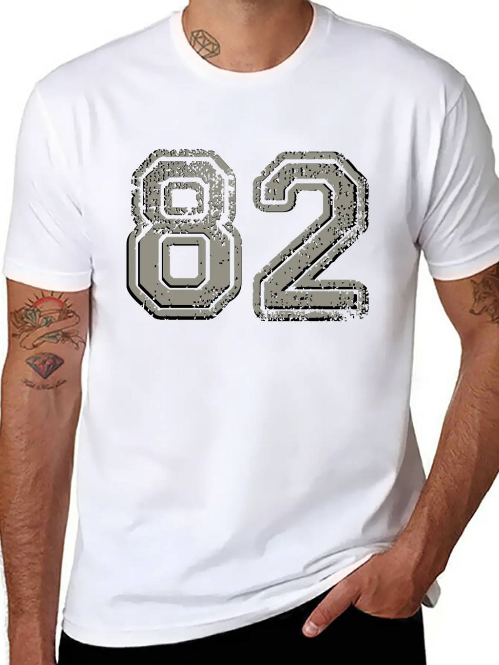 82 Silver Relaxed Everyday Tee – Lightweight And Durable Cotton