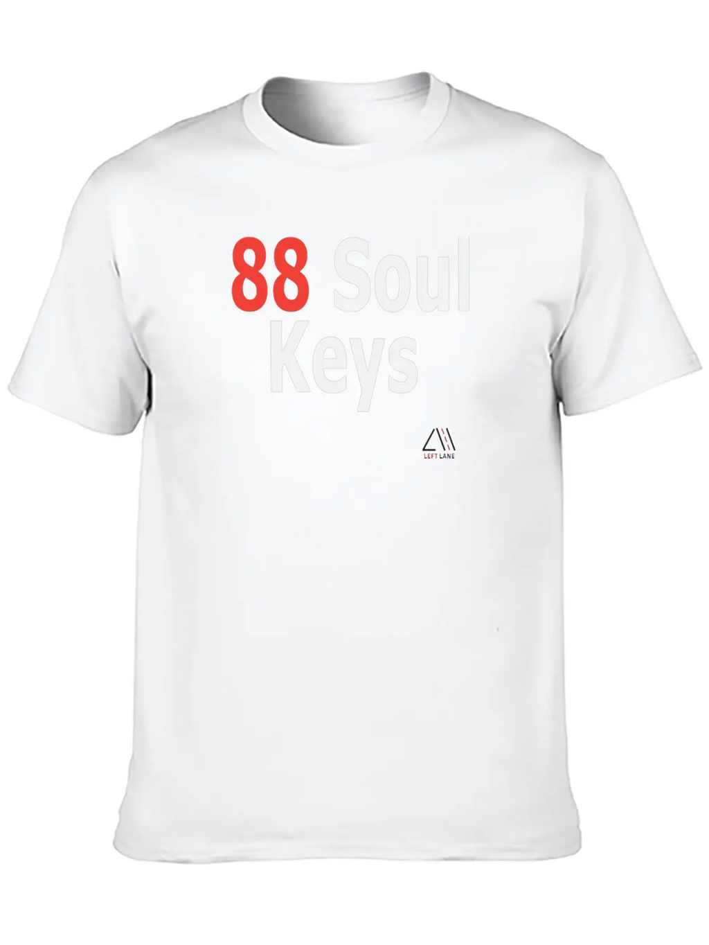 88 Soul Keys Timeless Short Sleeve Tee – Comfy And Minimalist Design